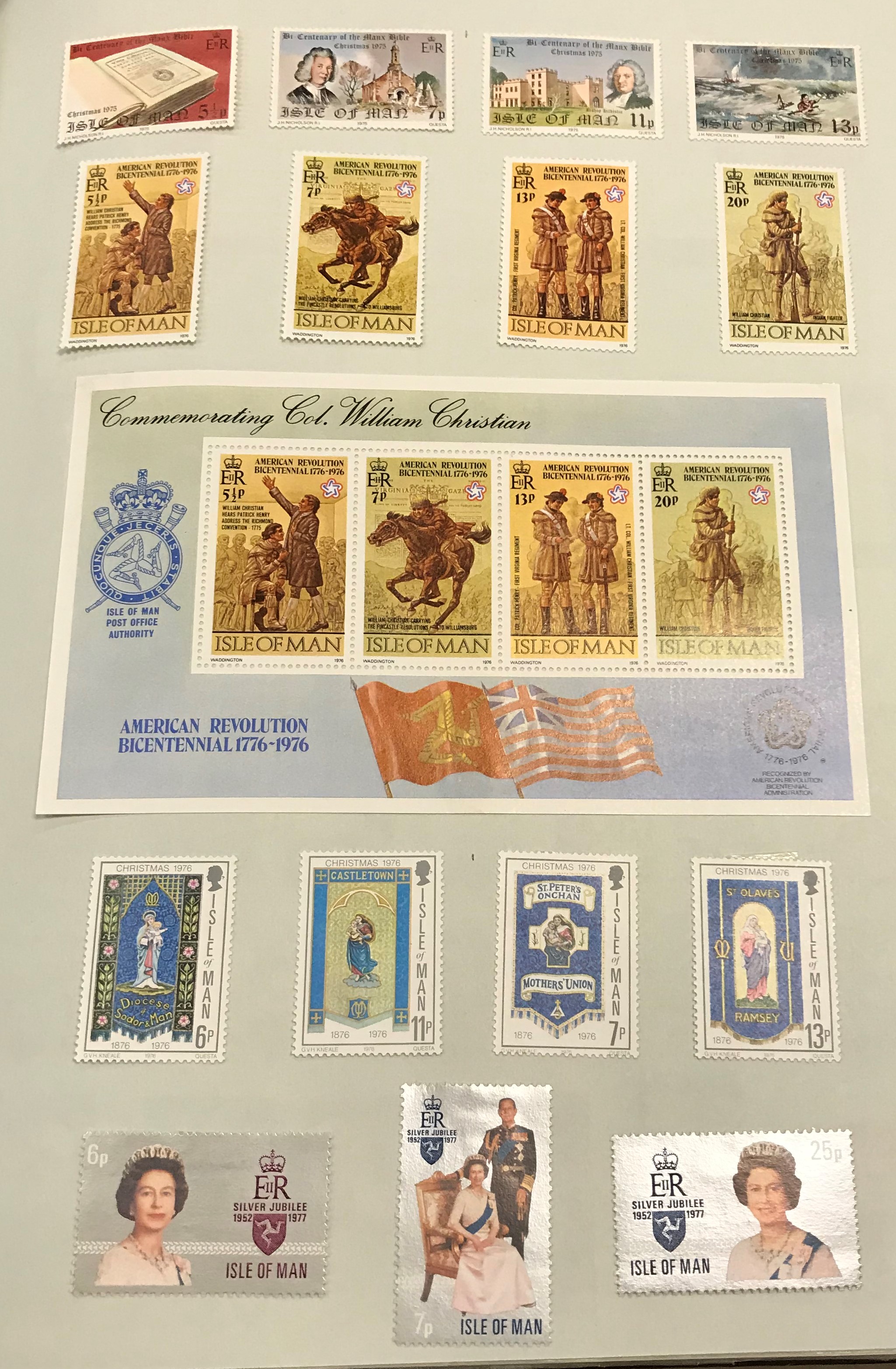 A large and extensive collection of British and World stamps housed in twelve hard twin-lock - Image 50 of 100