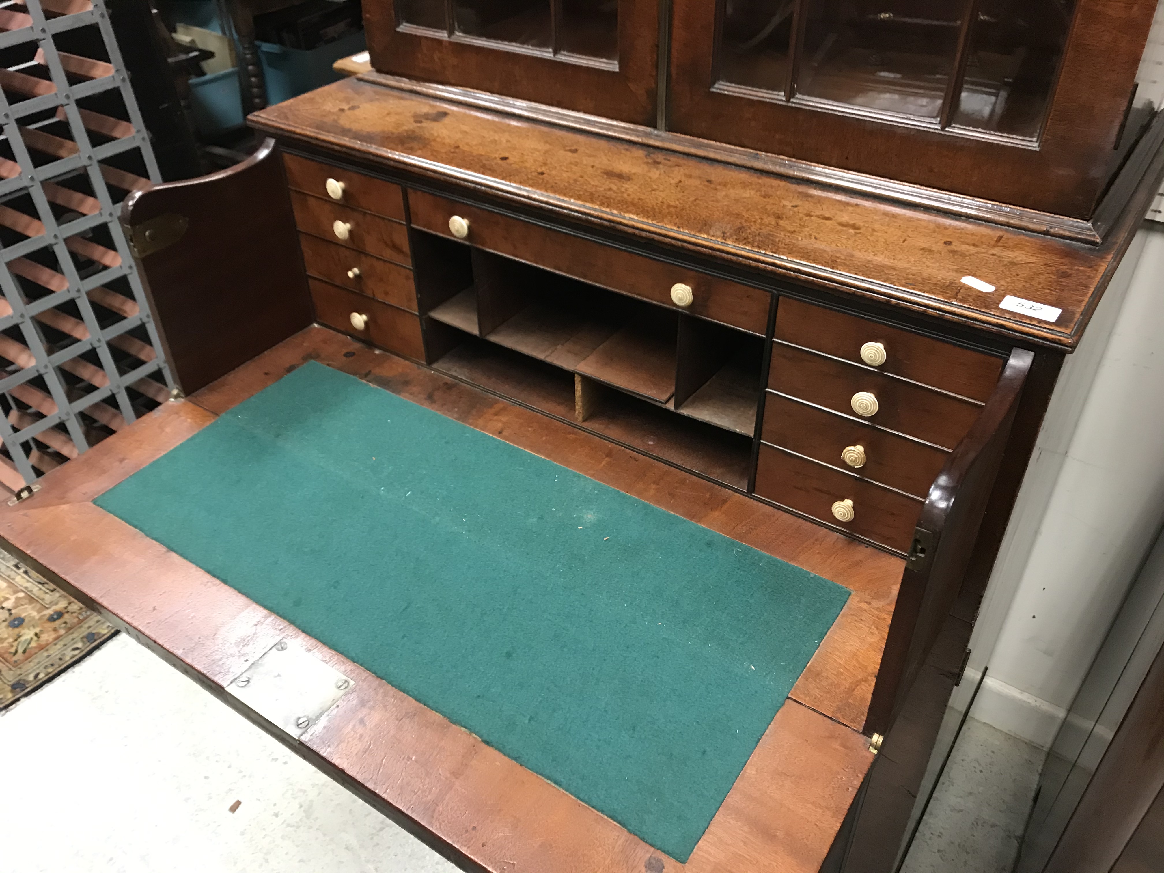 A late Regency mahogany secretaire bookcase of small proportions, - Image 27 of 40