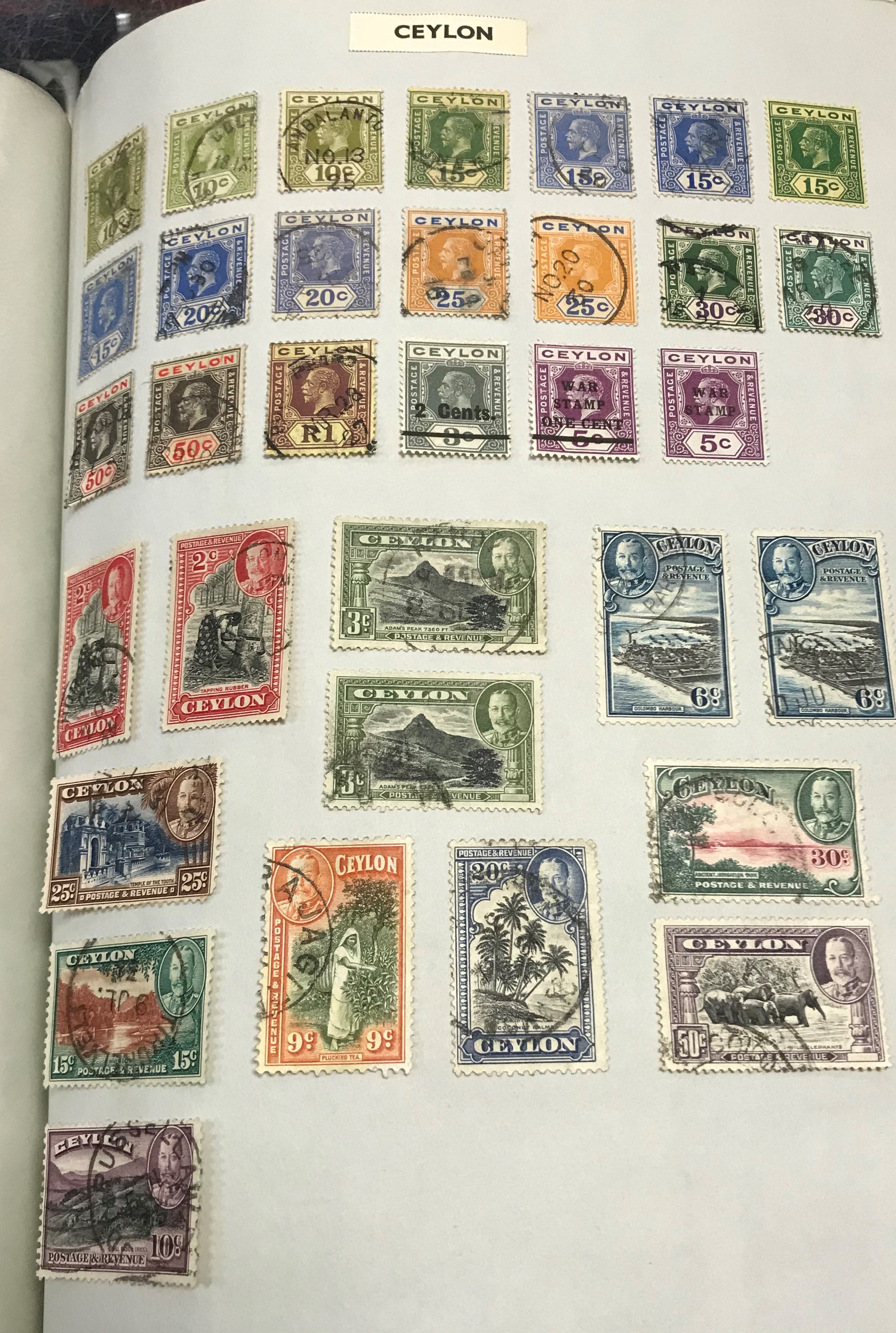 A large and extensive collection of British and World stamps housed in twelve hard twin-lock - Image 71 of 100