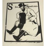 AFTER WILLIAM NICHOLSON - A folio of seven rejected proof prints from The Whittington Press,