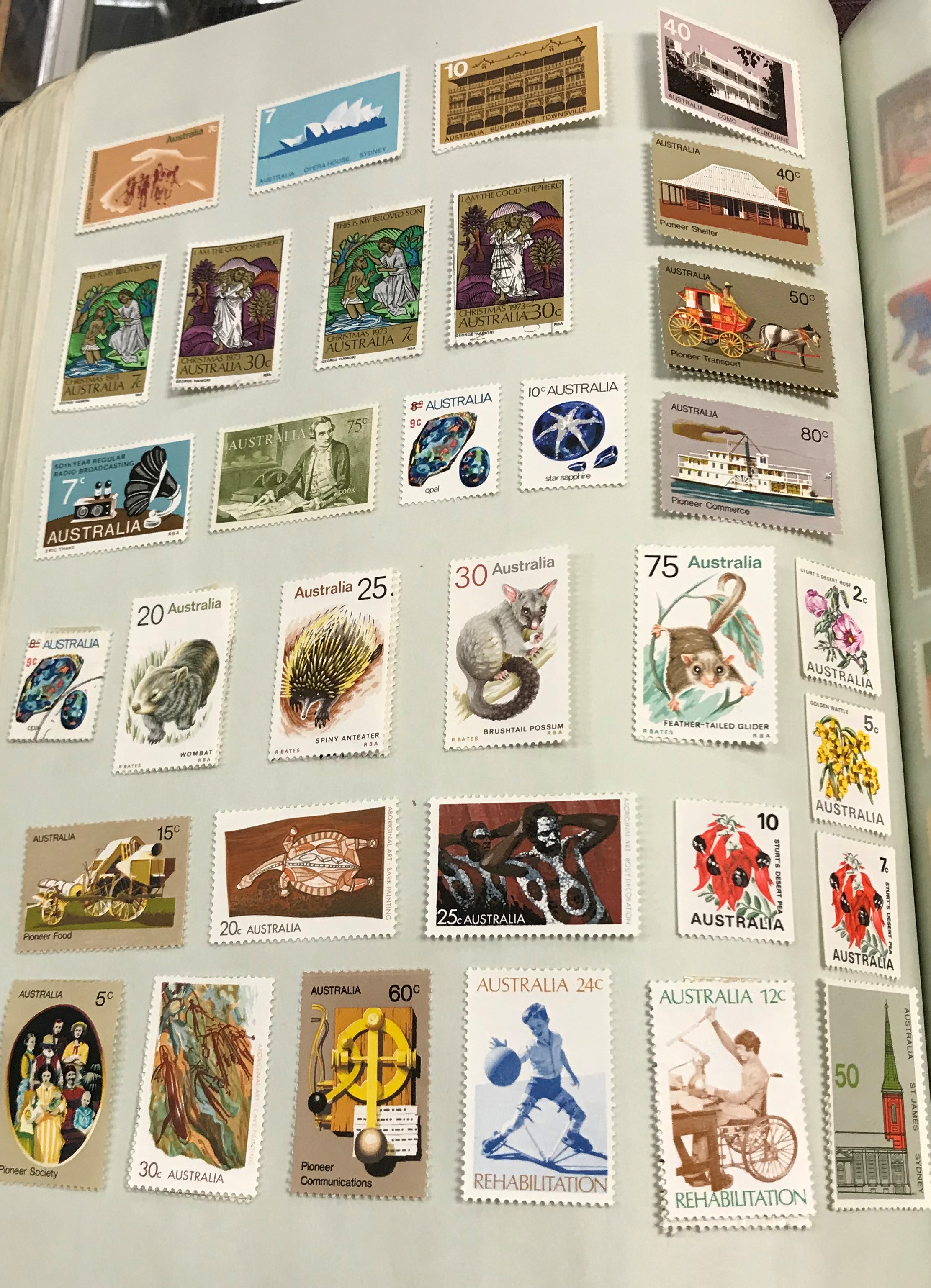 A large and extensive collection of British and World stamps housed in twelve hard twin-lock - Image 58 of 100