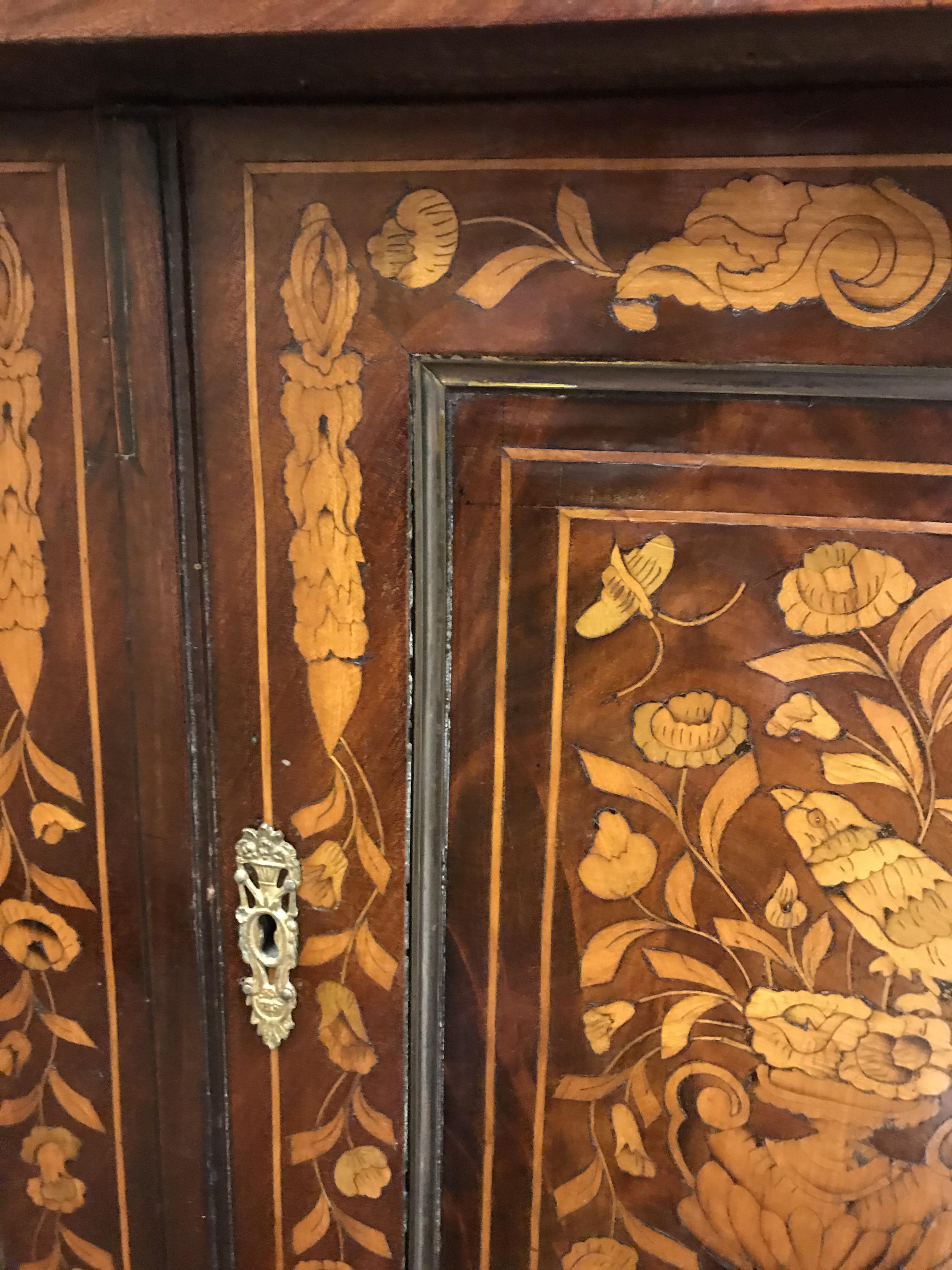 A 19th Century Dutch mahogany and marquetry inlaid side cabinet, - Image 30 of 47