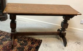 A 20th Century oak shove ha'penny table,