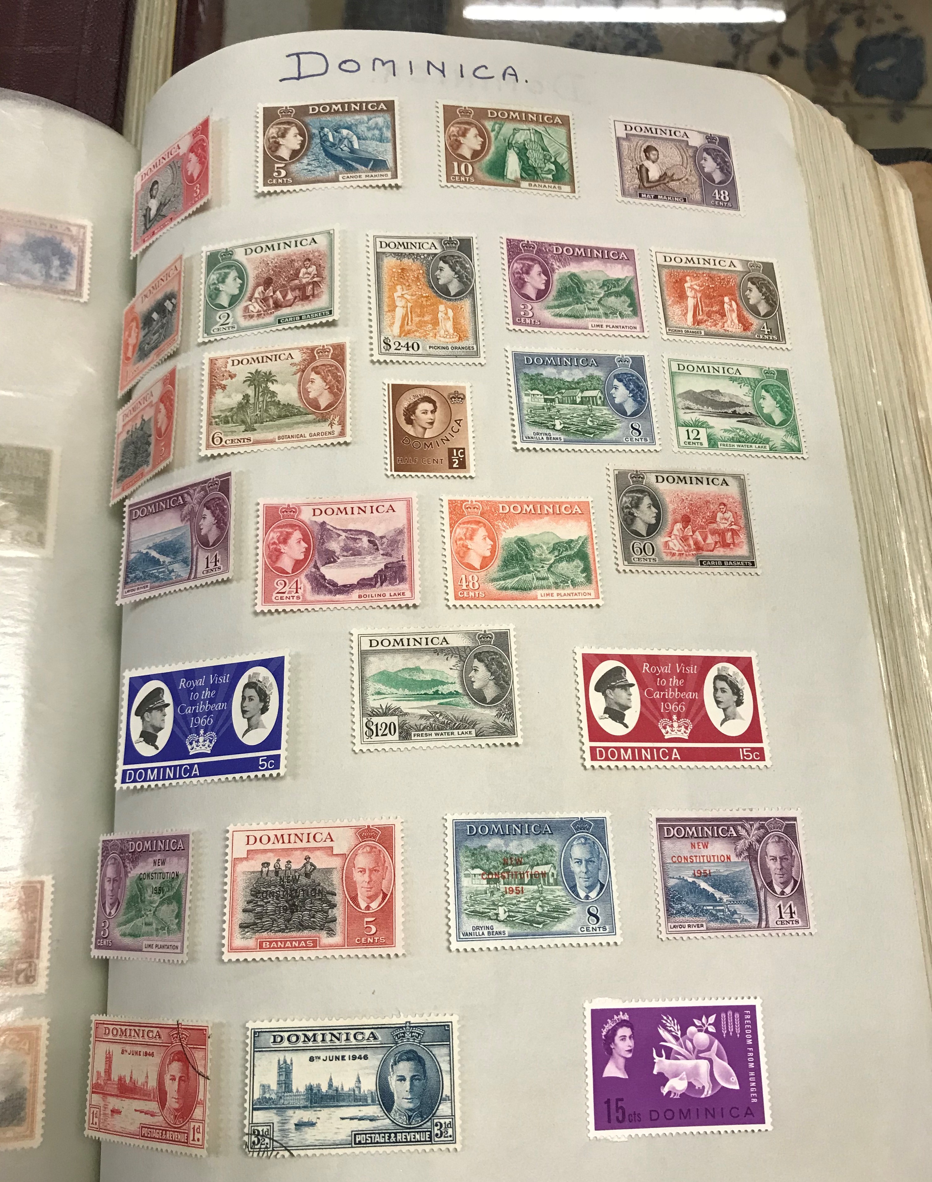 A large and extensive collection of British and World stamps housed in twelve hard twin-lock - Image 82 of 100