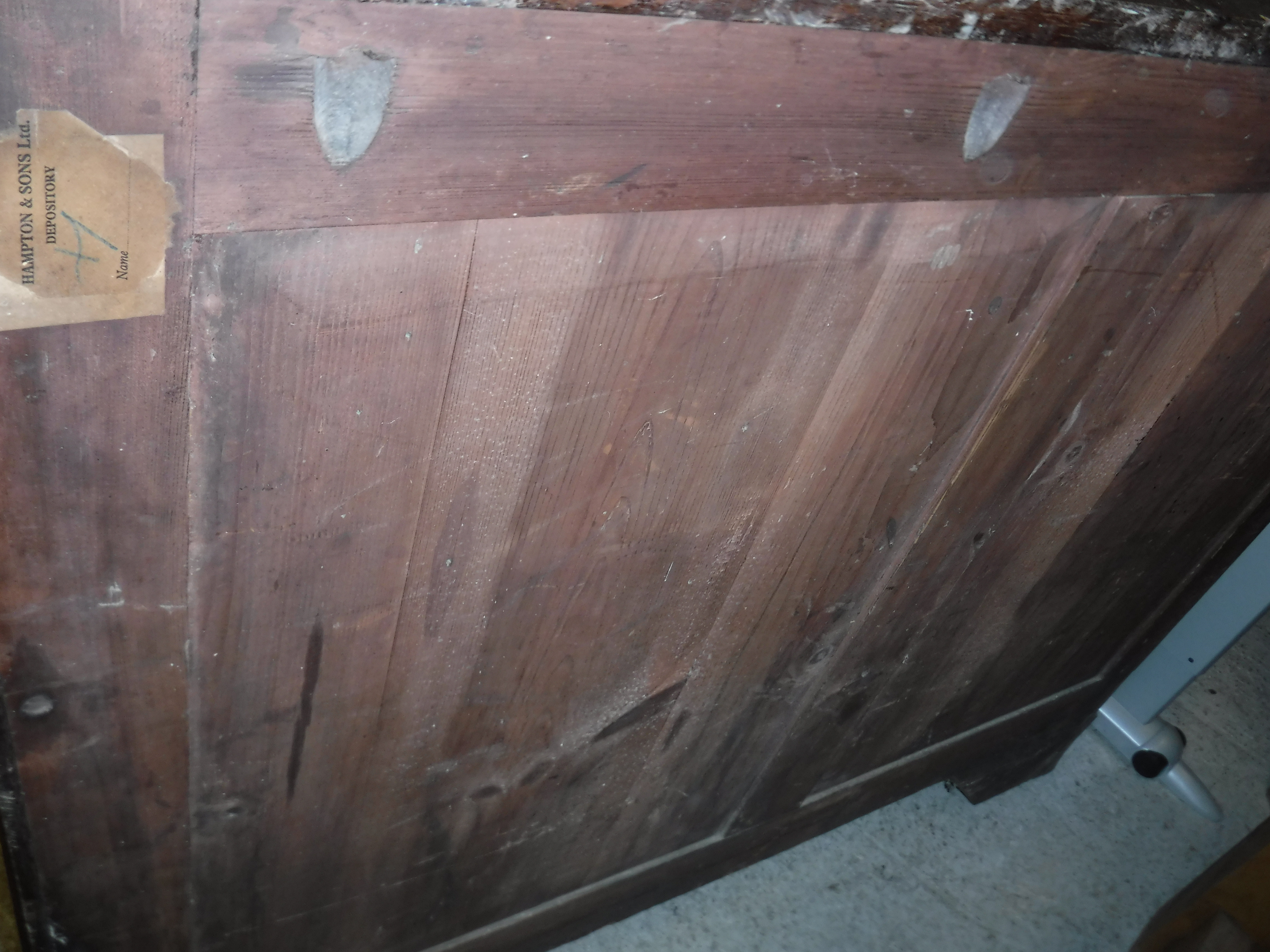 A circa 1900 mahogany bow fronted two door cupboard with single shelf, - Image 17 of 17