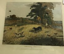 AFTER HENRY ALKEN (1785 - 1851) "Partridge shooting", a set of four coloured engravings,