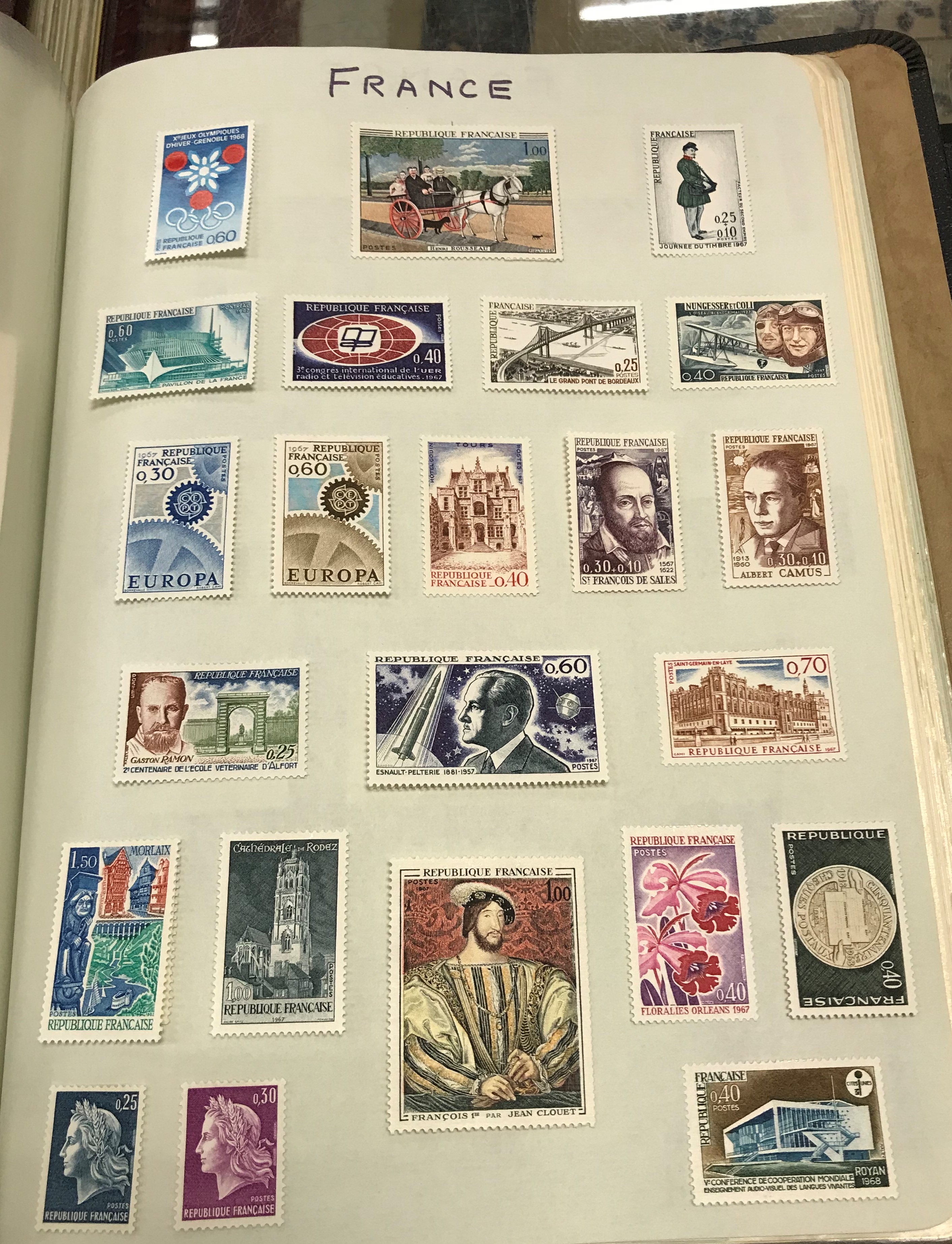 A large and extensive collection of British and World stamps housed in twelve hard twin-lock - Image 88 of 100