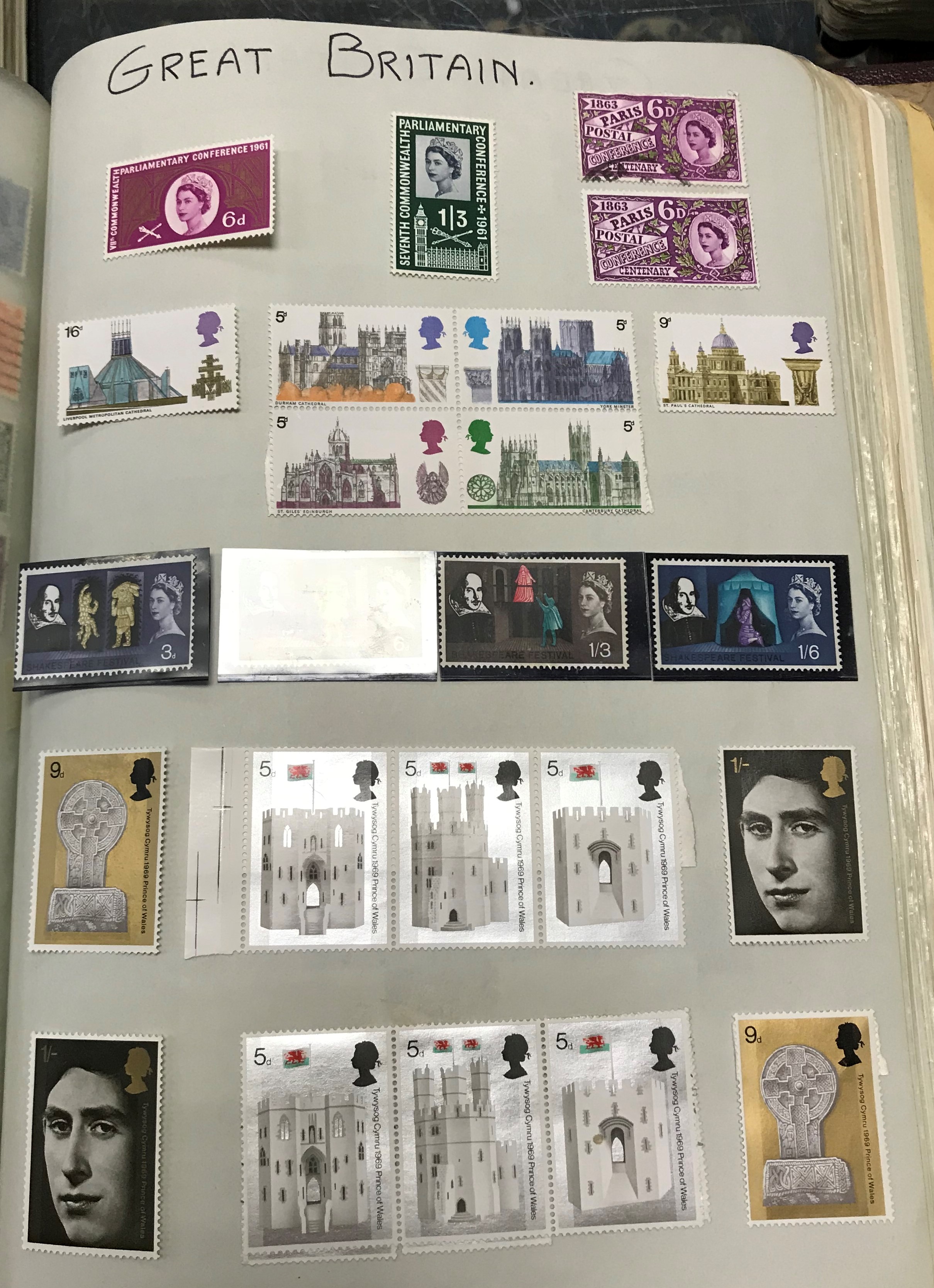 A large and extensive collection of British and World stamps housed in twelve hard twin-lock - Image 18 of 100