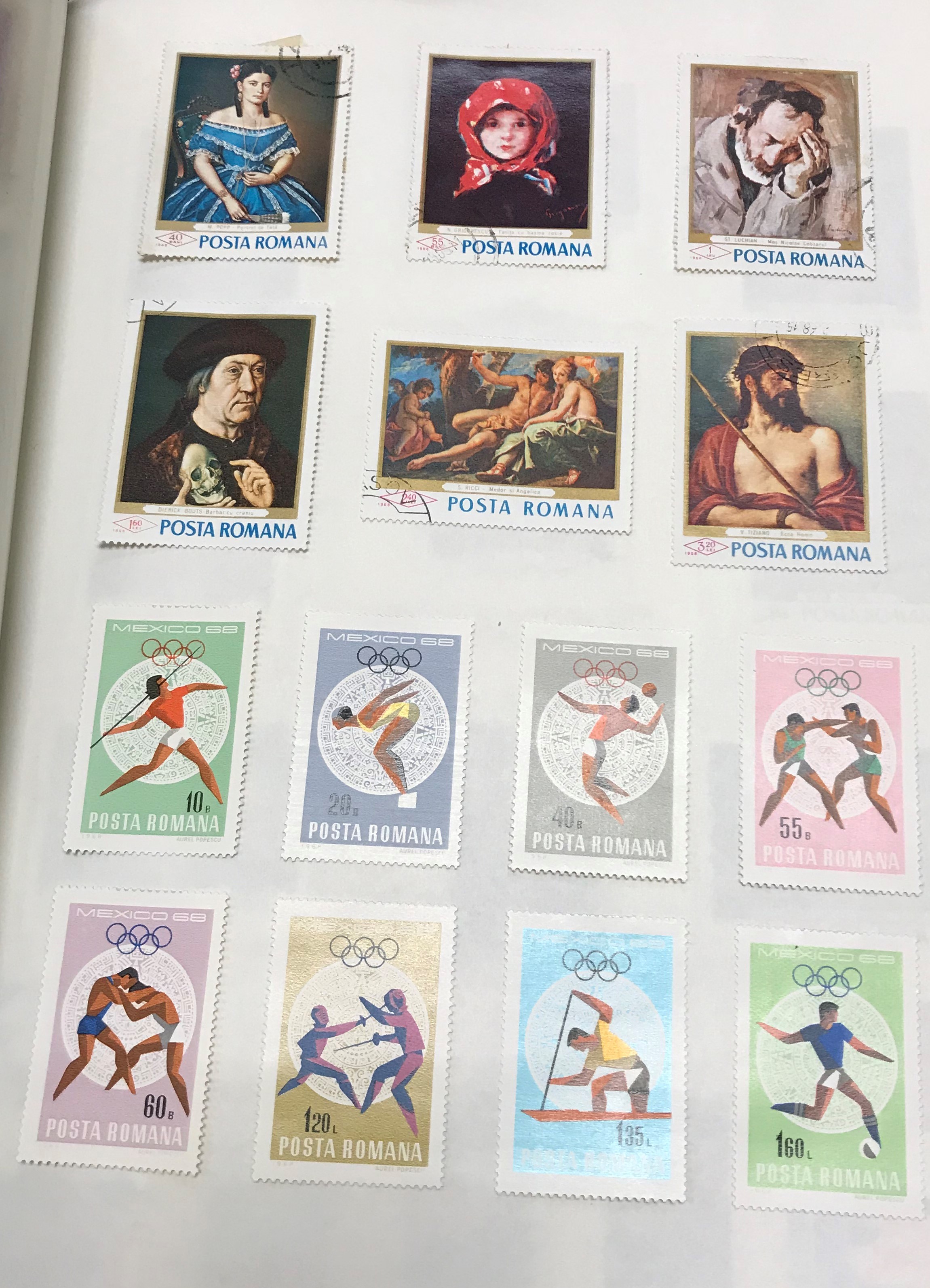 A large and extensive collection of British and World stamps housed in twelve hard twin-lock - Image 36 of 100