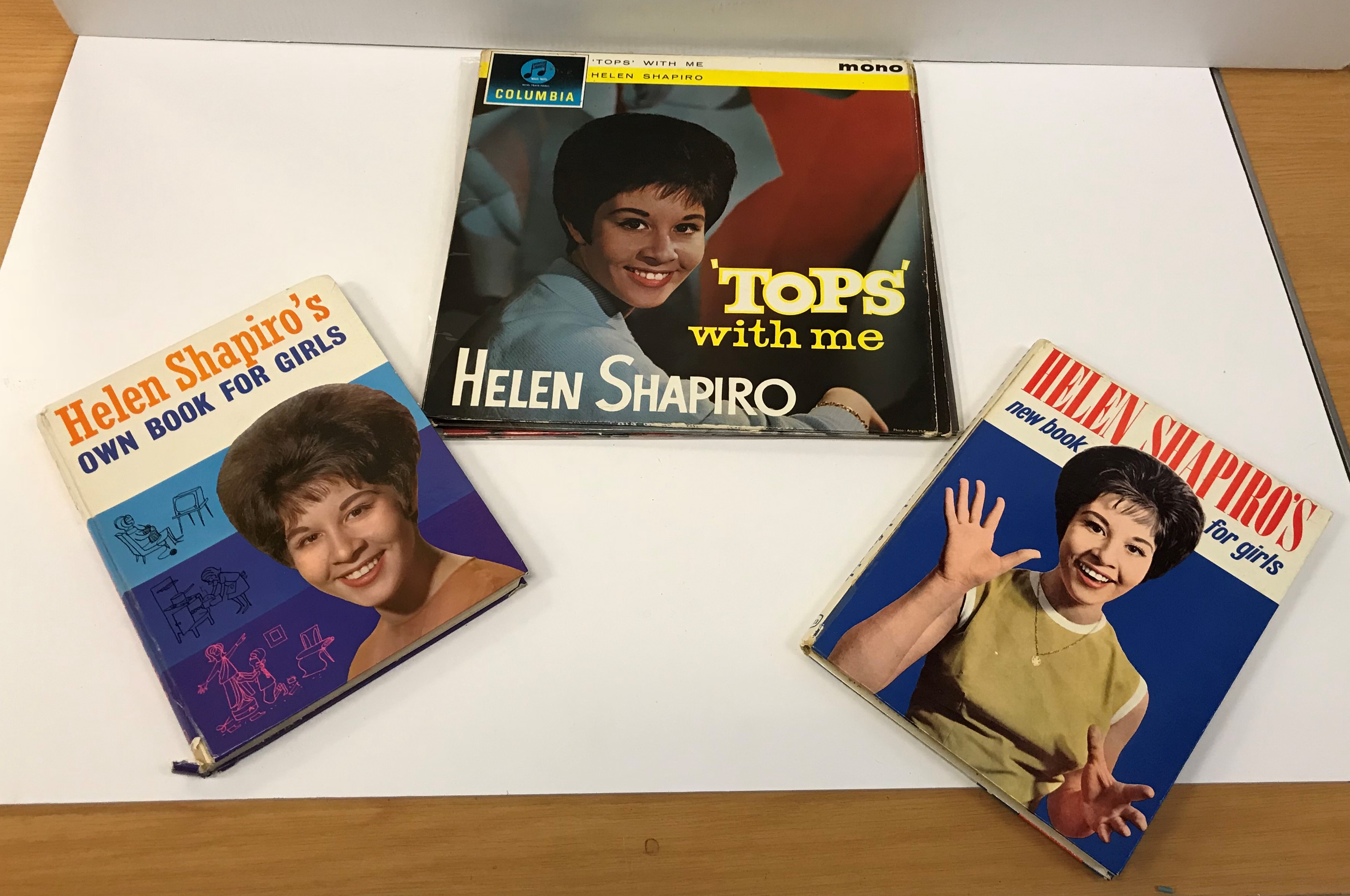 A private collection of HELEN SHAPIRO LPs and ephemera including a scrapbook containing various