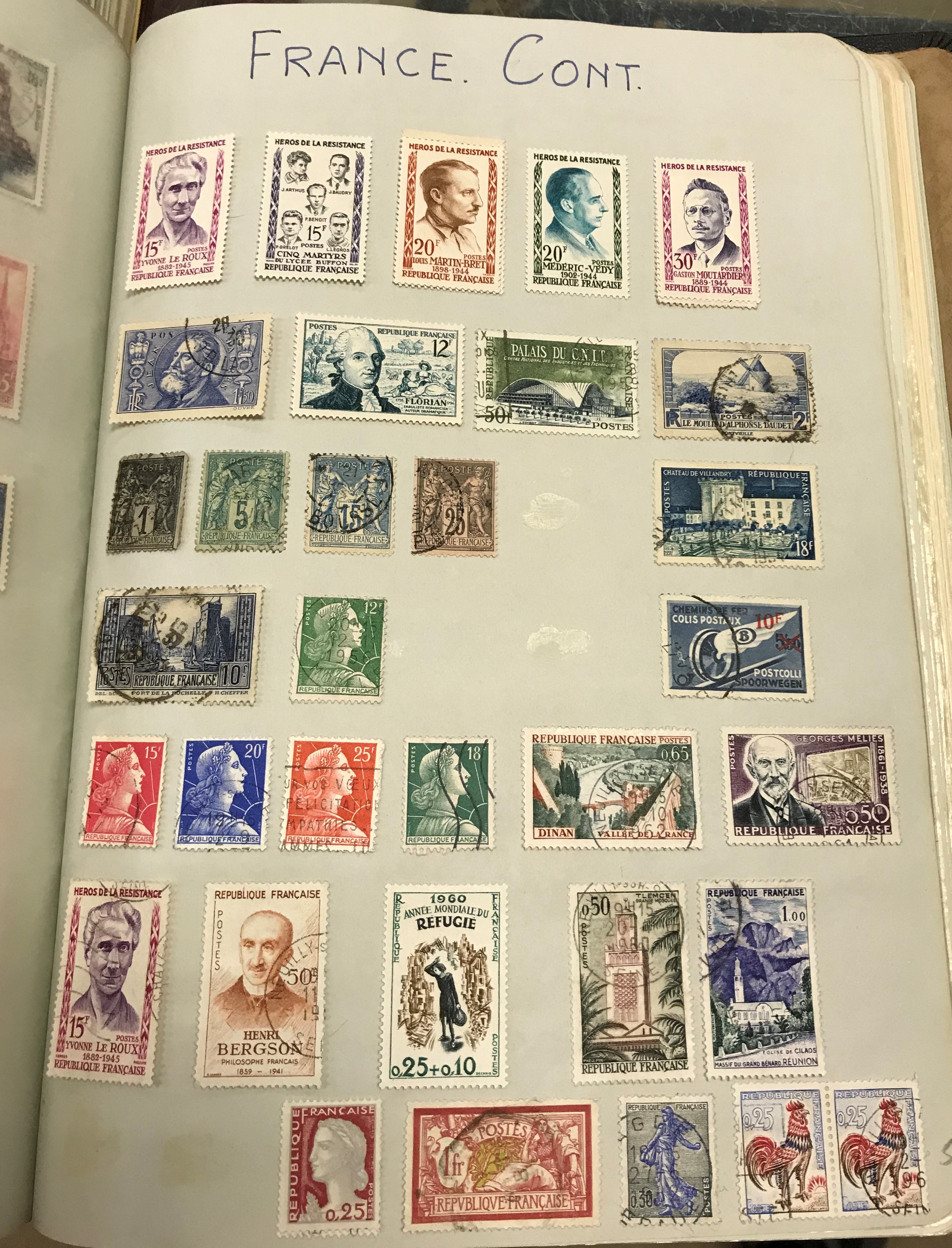 A large and extensive collection of British and World stamps housed in twelve hard twin-lock - Image 87 of 100