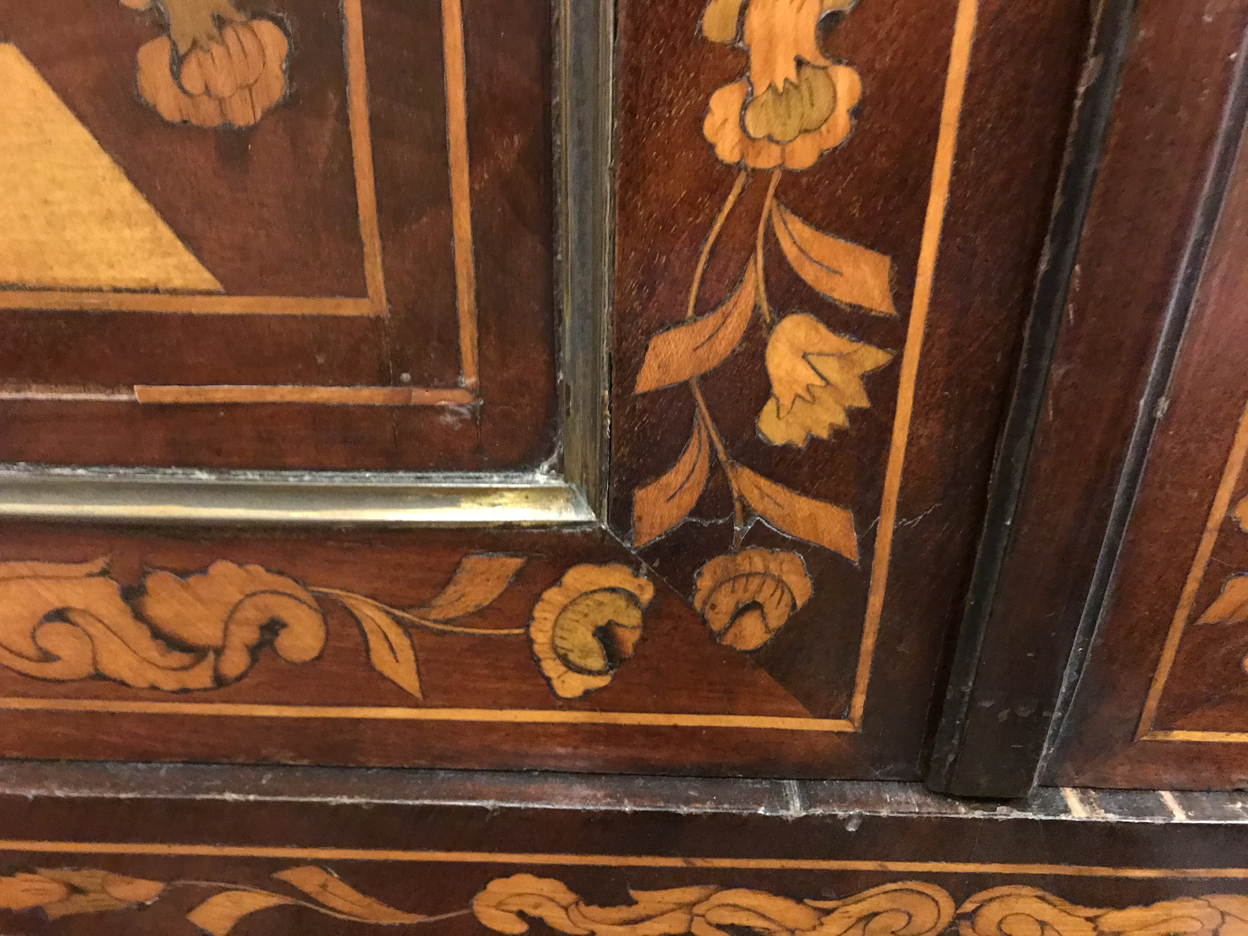 A 19th Century Dutch mahogany and marquetry inlaid side cabinet, - Image 28 of 47