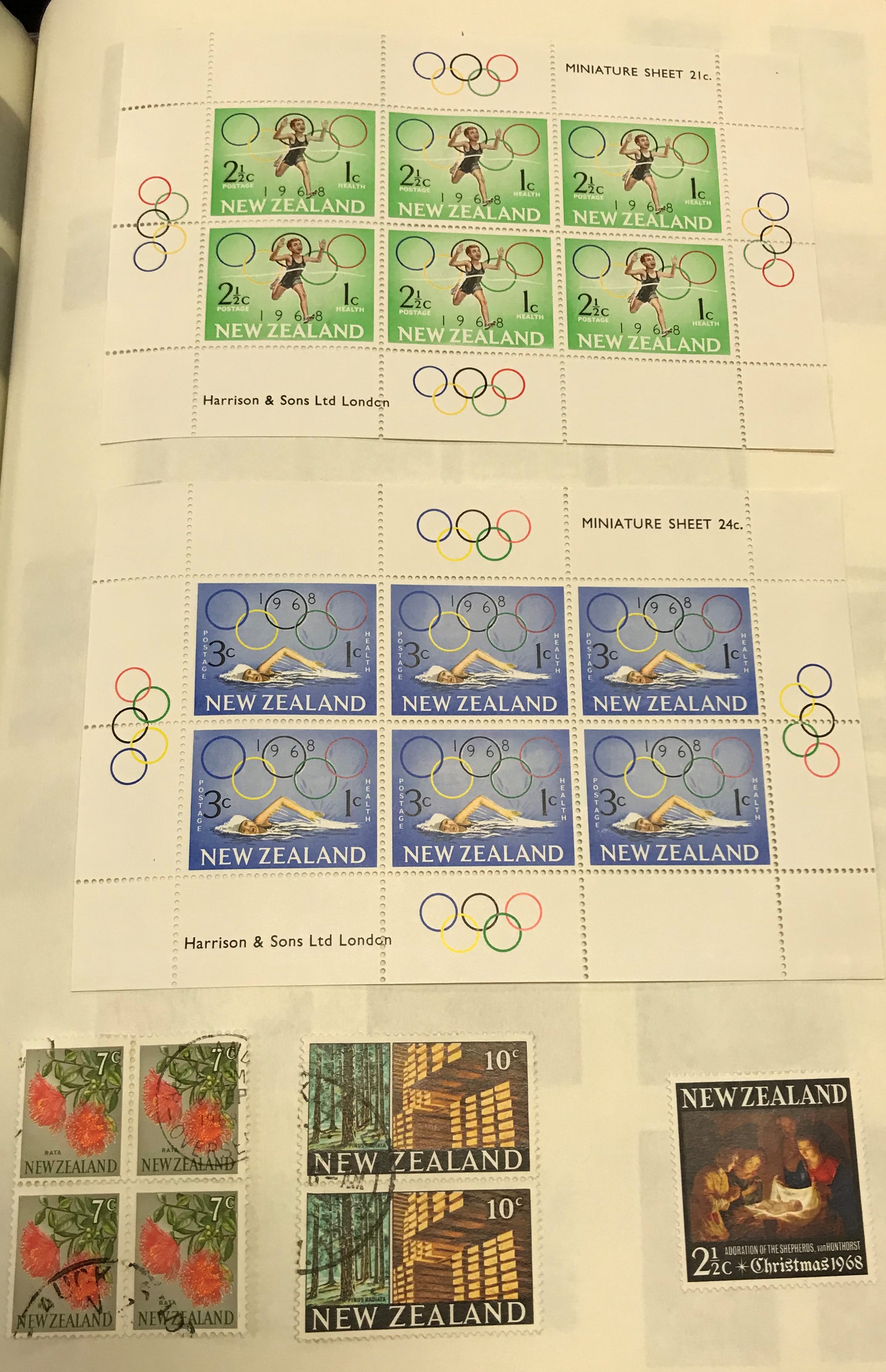 A large and extensive collection of British and World stamps housed in twelve hard twin-lock - Image 37 of 100