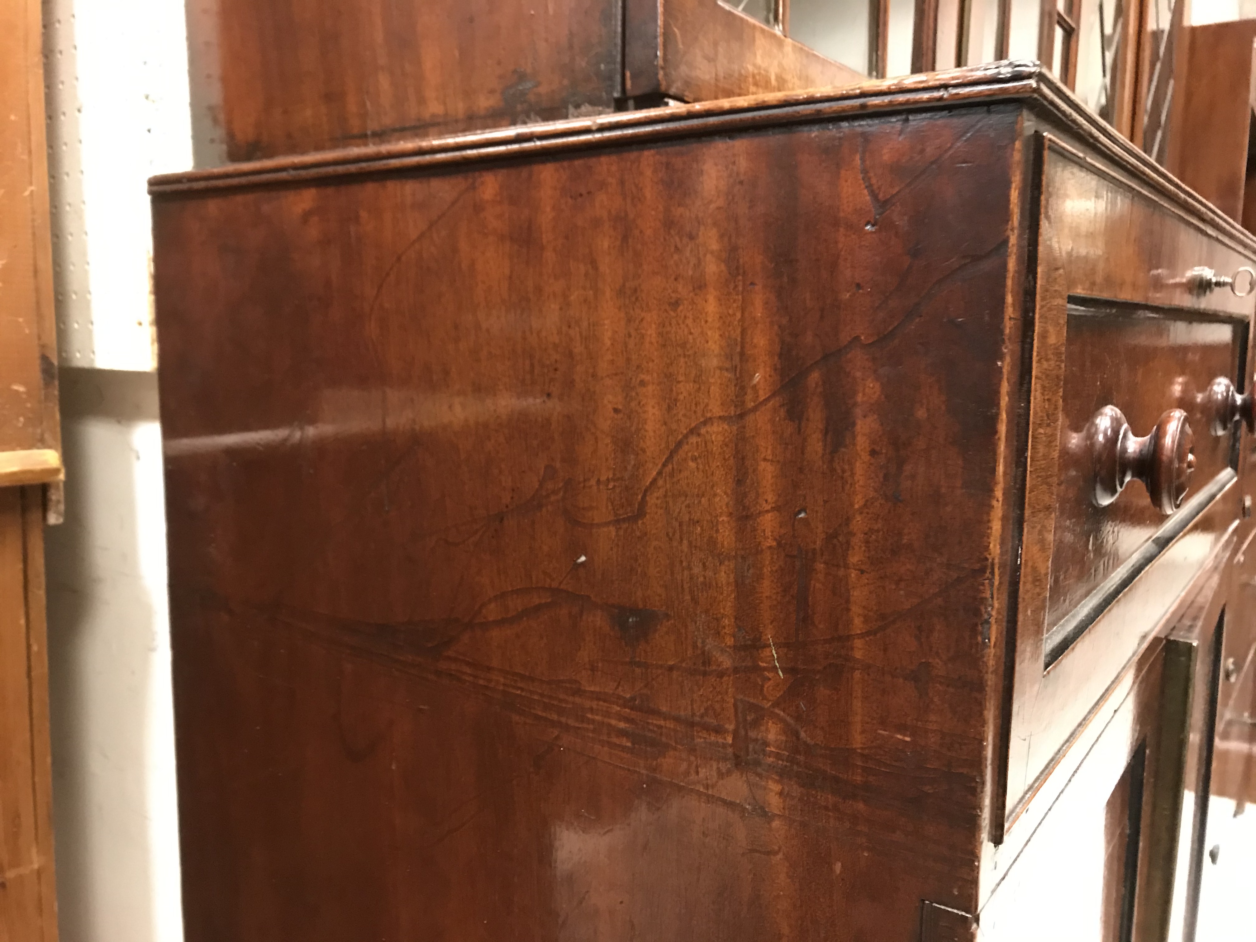 A late Regency mahogany secretaire bookcase of small proportions, - Image 23 of 40