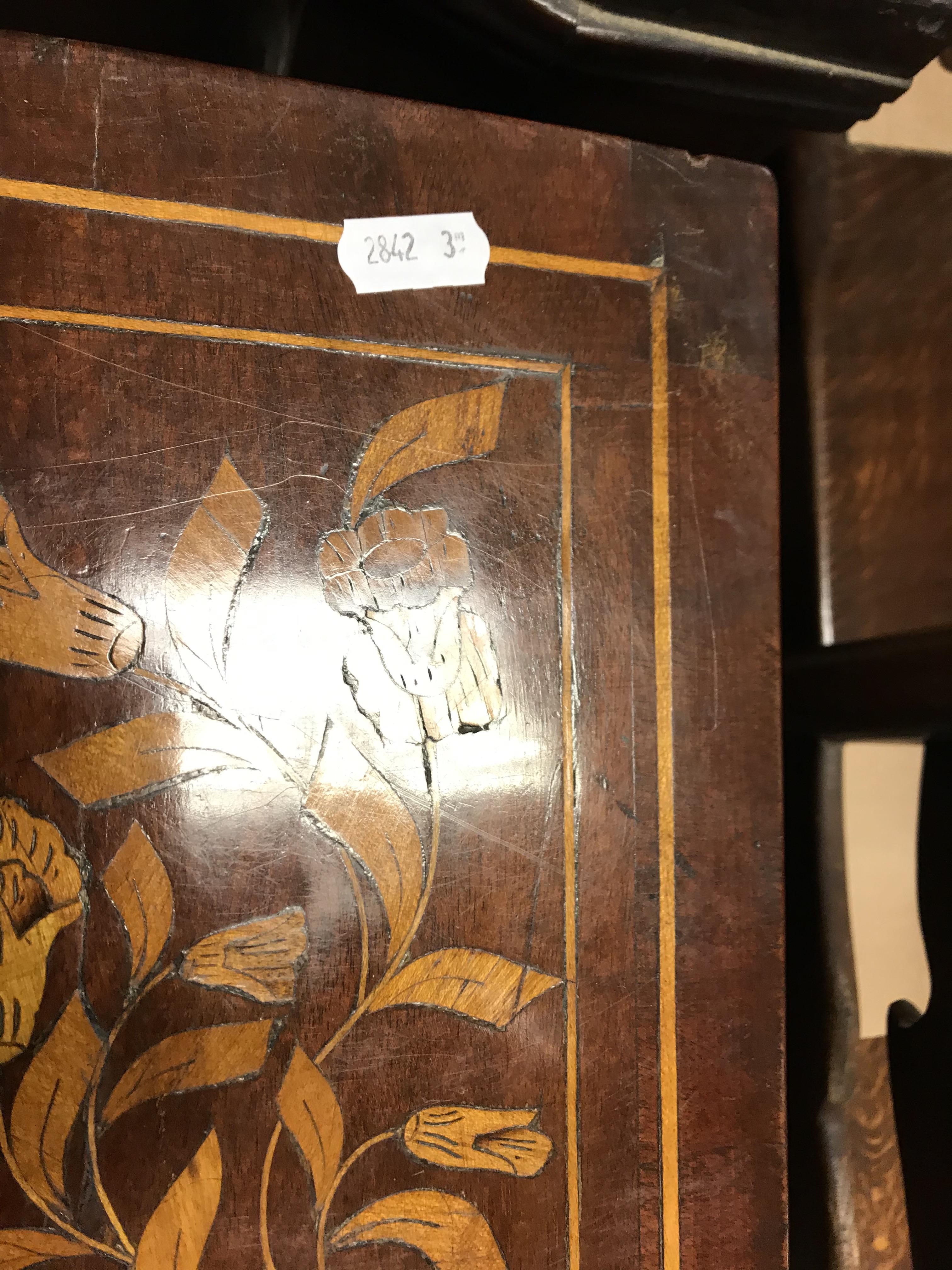 A 19th Century Dutch mahogany and marquetry inlaid side cabinet, - Image 8 of 47