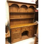 A modern pine dresser,