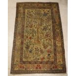 An Isphahan Tree of Life prayer rug,