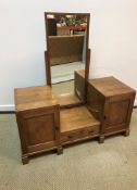 An early to mid 20th Century Cotswold School Arts & Crafts walnut dressing table,