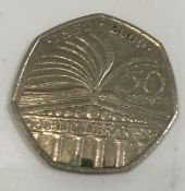 A collection of 50p pieces including “Celebrating 100 Years of Girl Guiding UK” 2010 (x 15),