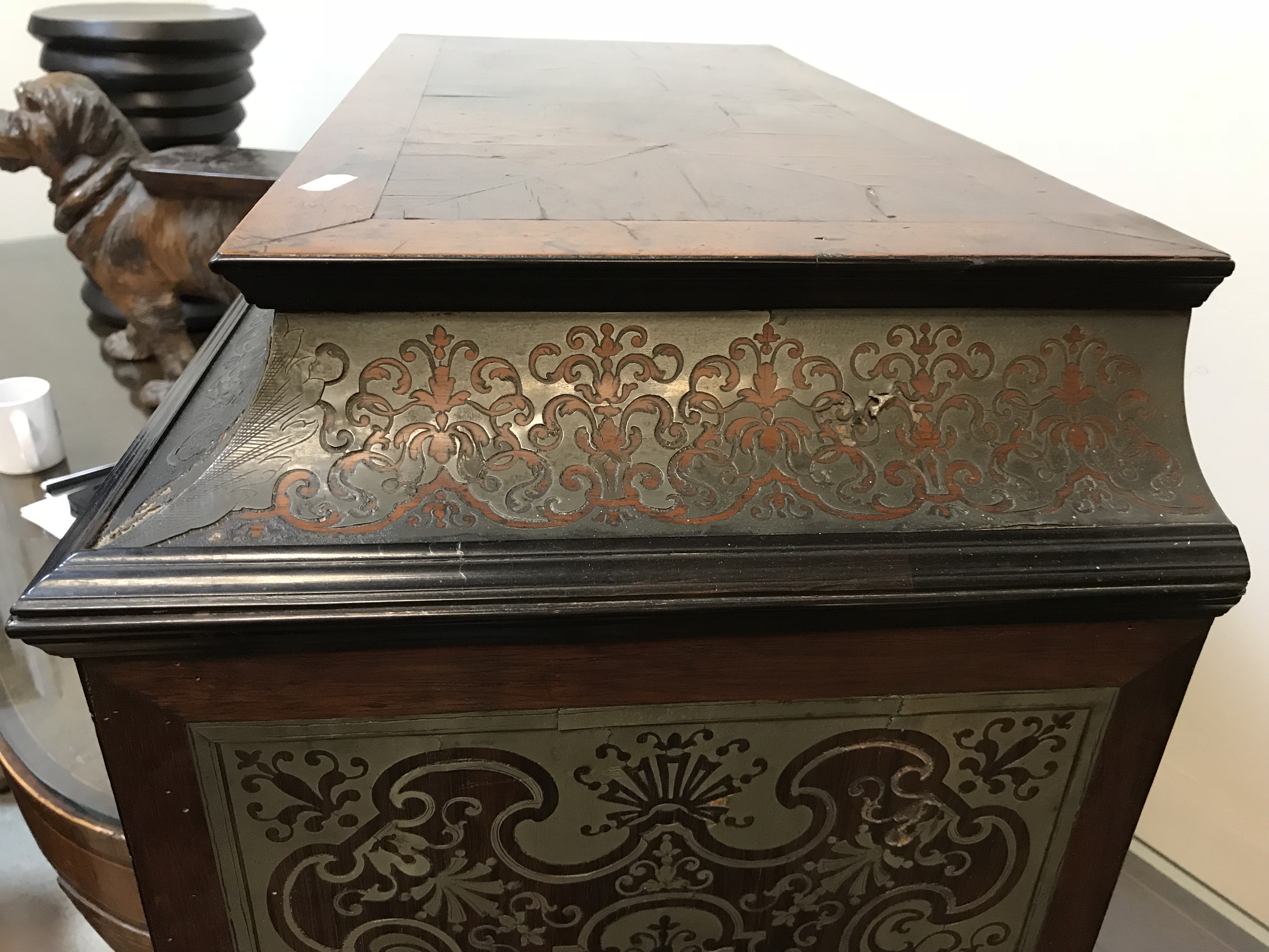 An 18th Century Boulle work tabletop cabinet, - Image 75 of 112