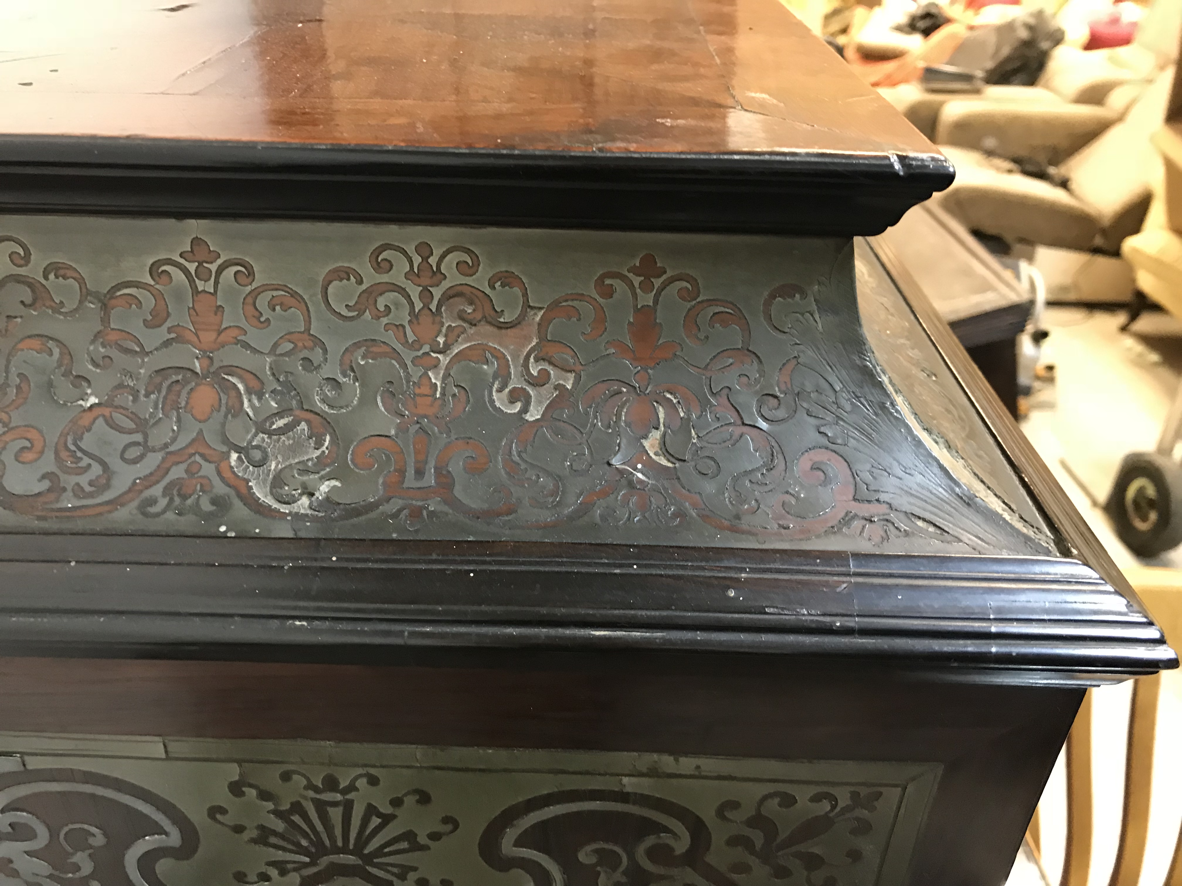 An 18th Century Boulle work tabletop cabinet, - Image 9 of 112