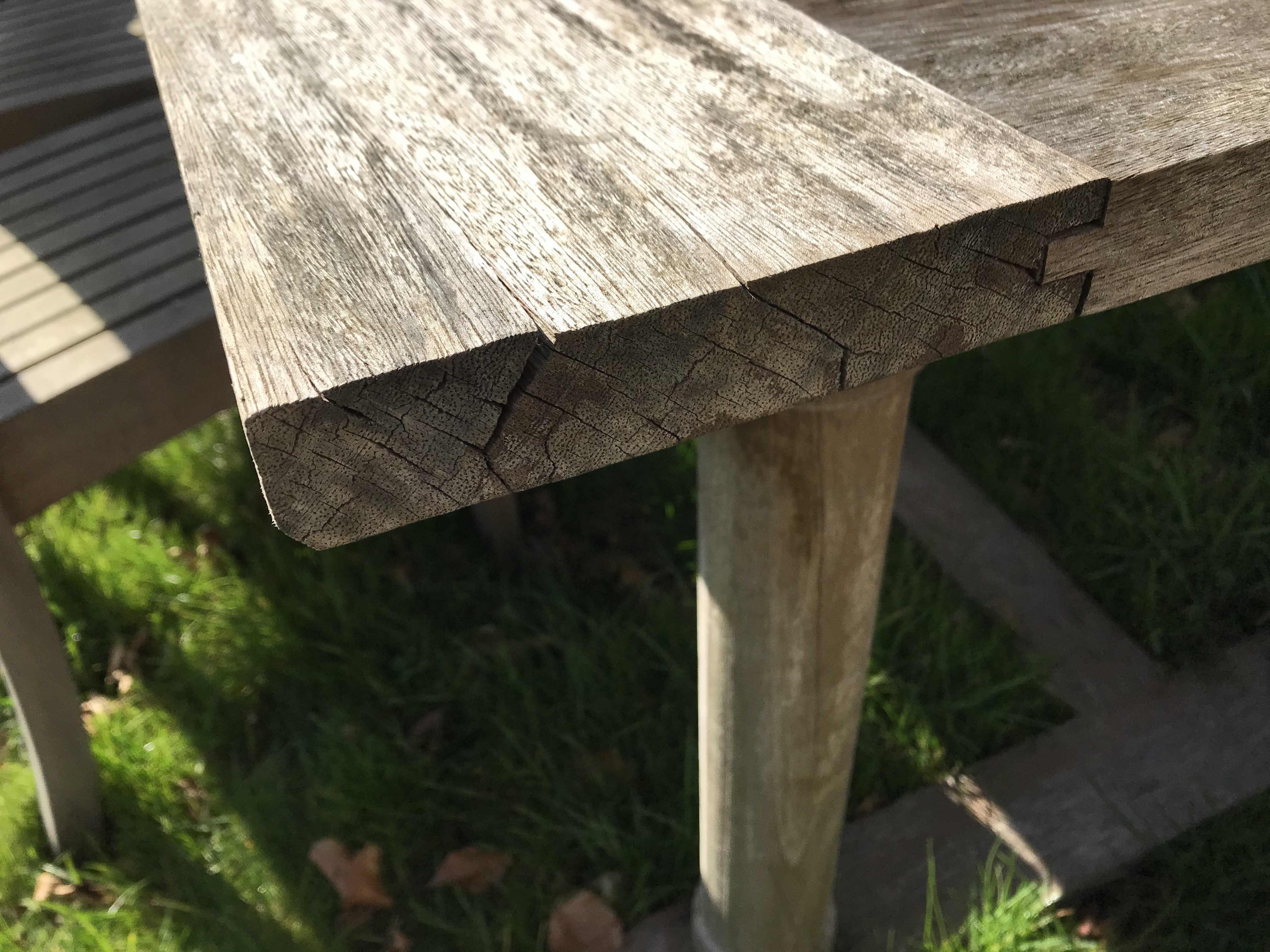 A modern teak rectangular garden table, - Image 15 of 16