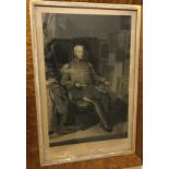 AFTER J LUCAS (1807-1874) "The Right Honble George Talbot", gentleman in military uniform seated,