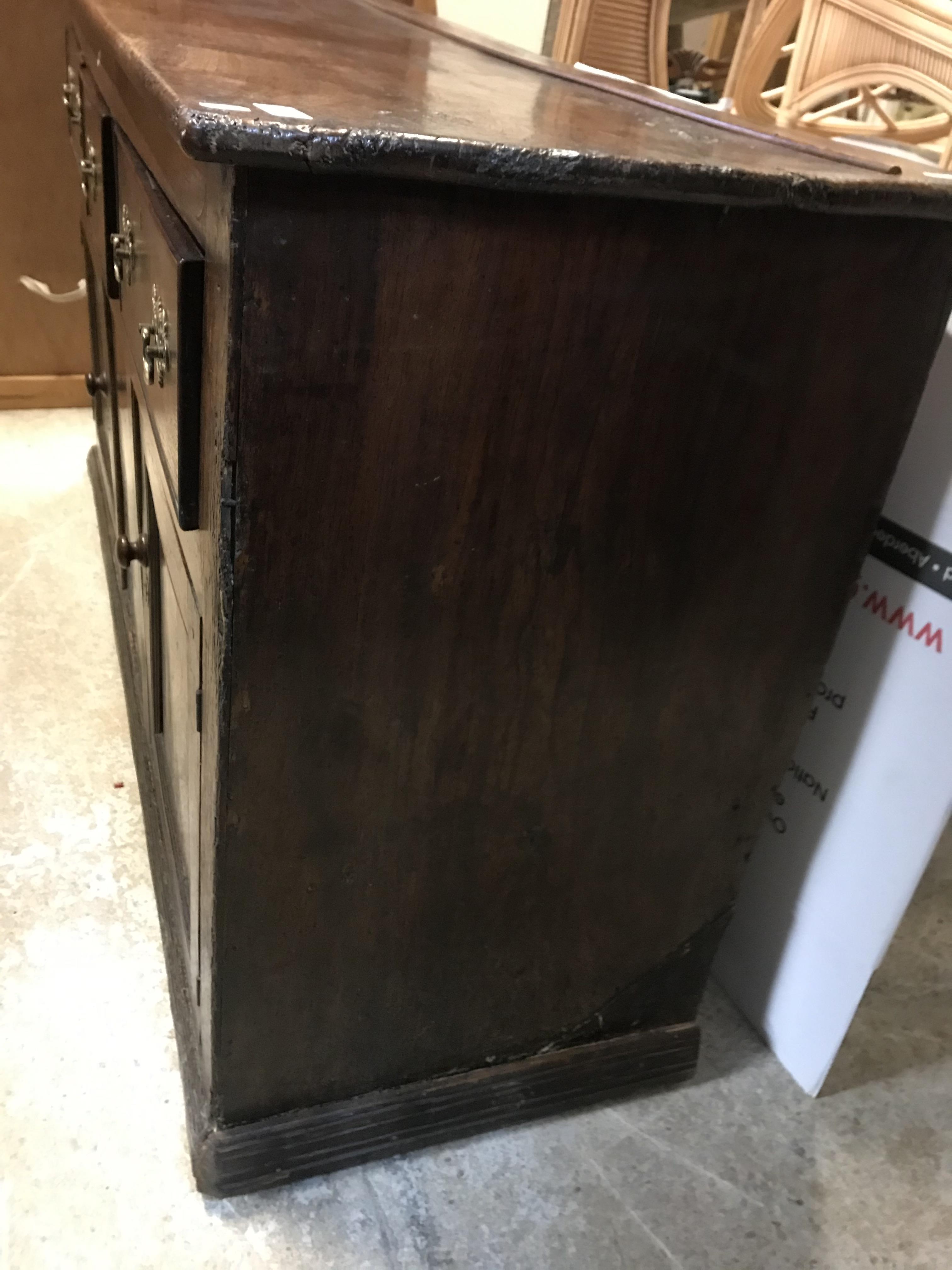 An 18th Century oak and elm dresser, - Image 8 of 34