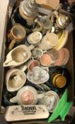 A box containing a Japanese eggshell part tea service,