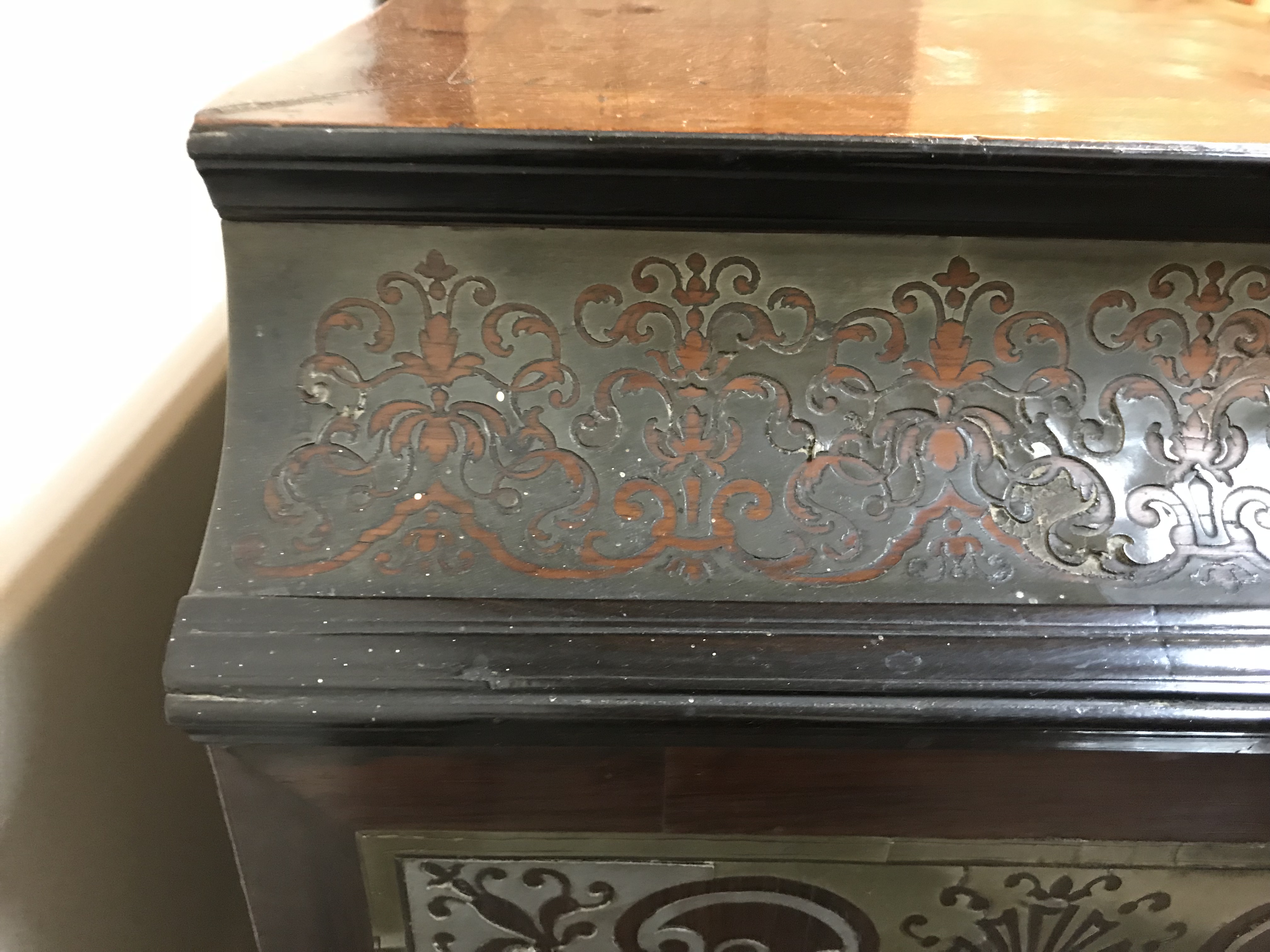 An 18th Century Boulle work tabletop cabinet, - Image 8 of 112