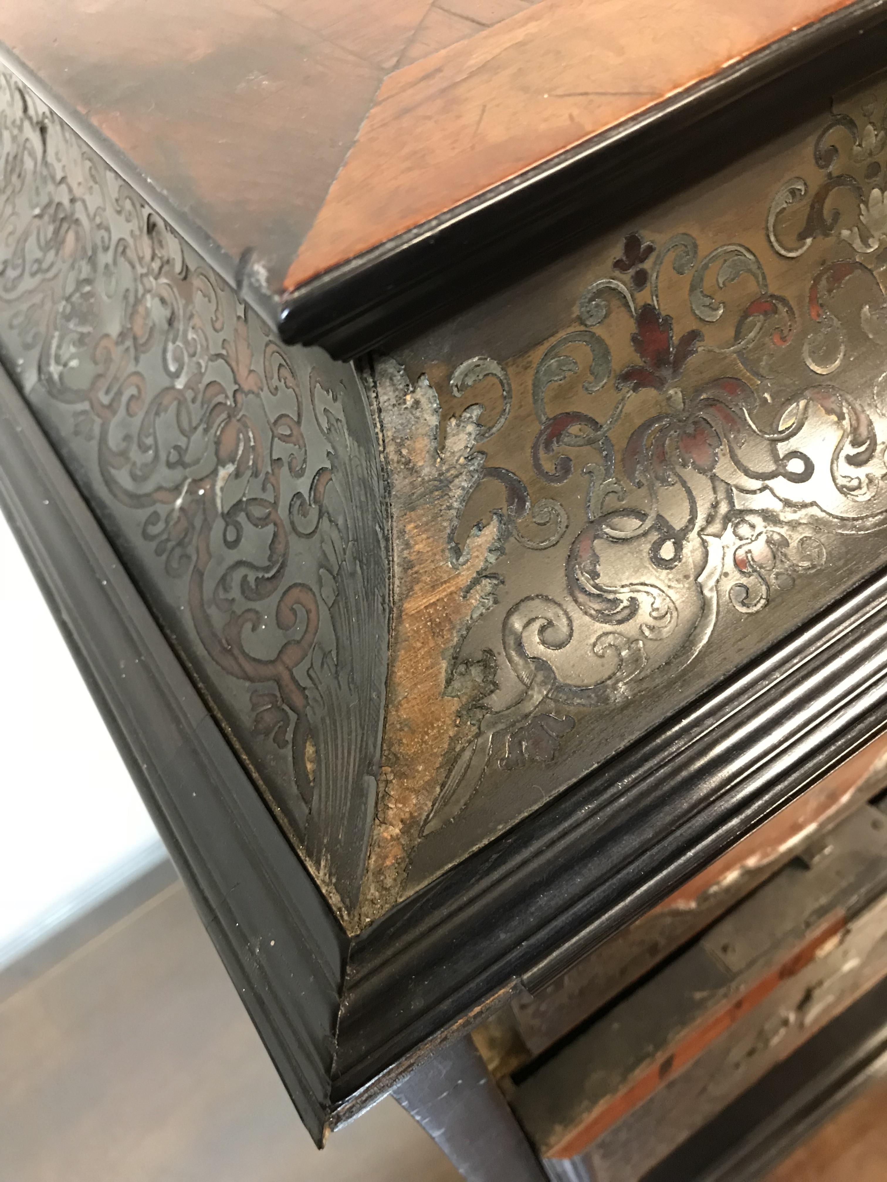 An 18th Century Boulle work tabletop cabinet, - Image 22 of 112