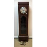 A 1930's mahogany cased long case clock,