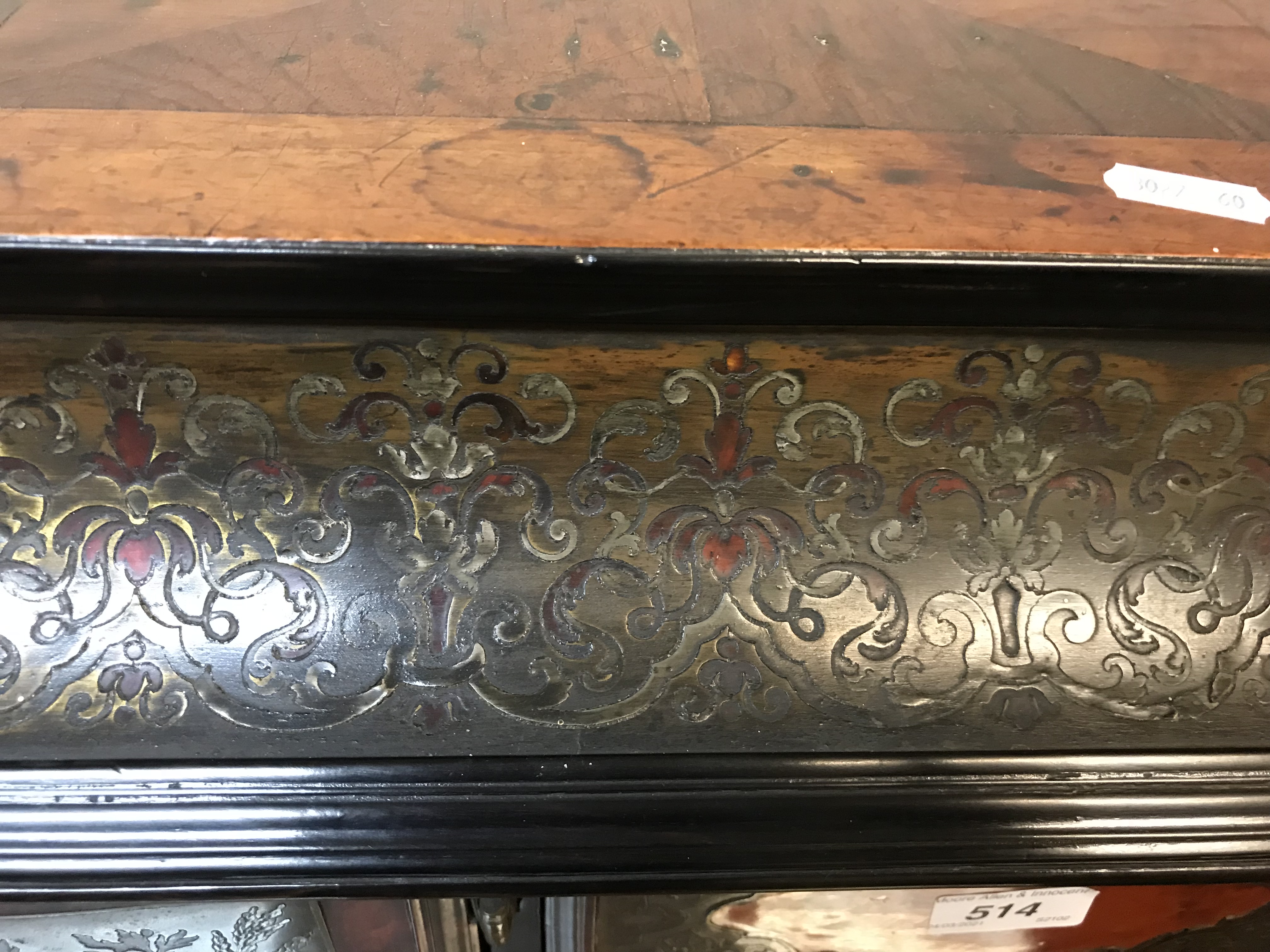 An 18th Century Boulle work tabletop cabinet, - Image 26 of 112