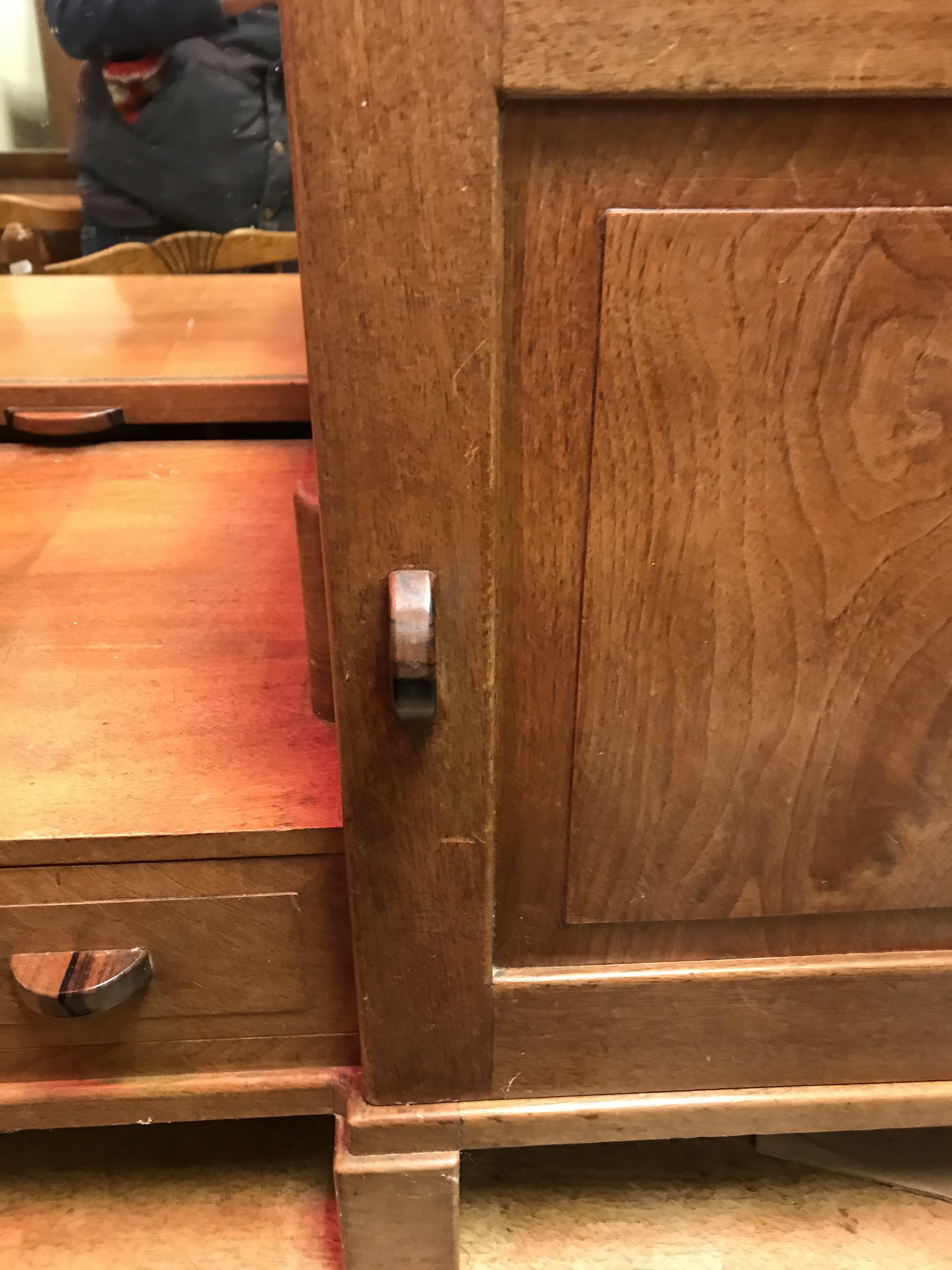 An early to mid 20th Century Cotswold School Arts & Crafts walnut dressing table, - Image 9 of 30