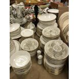 A large collection of Noritake "Golden Cove" (7719) dinner service (fourteen place setting)
