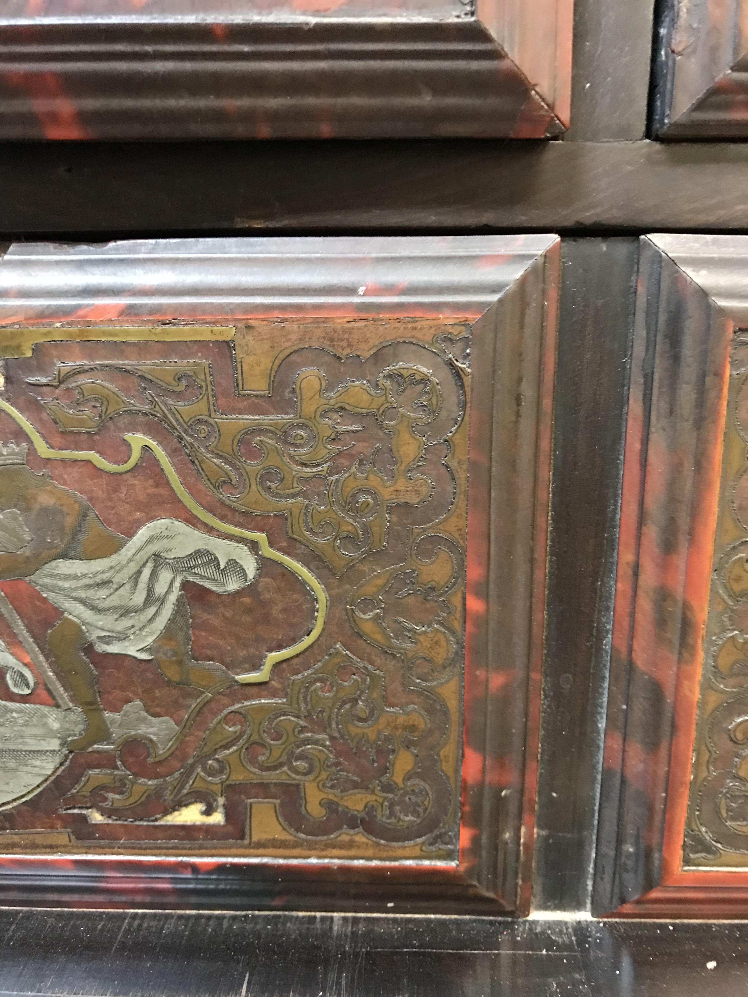 An 18th Century Boulle work tabletop cabinet, - Image 42 of 112