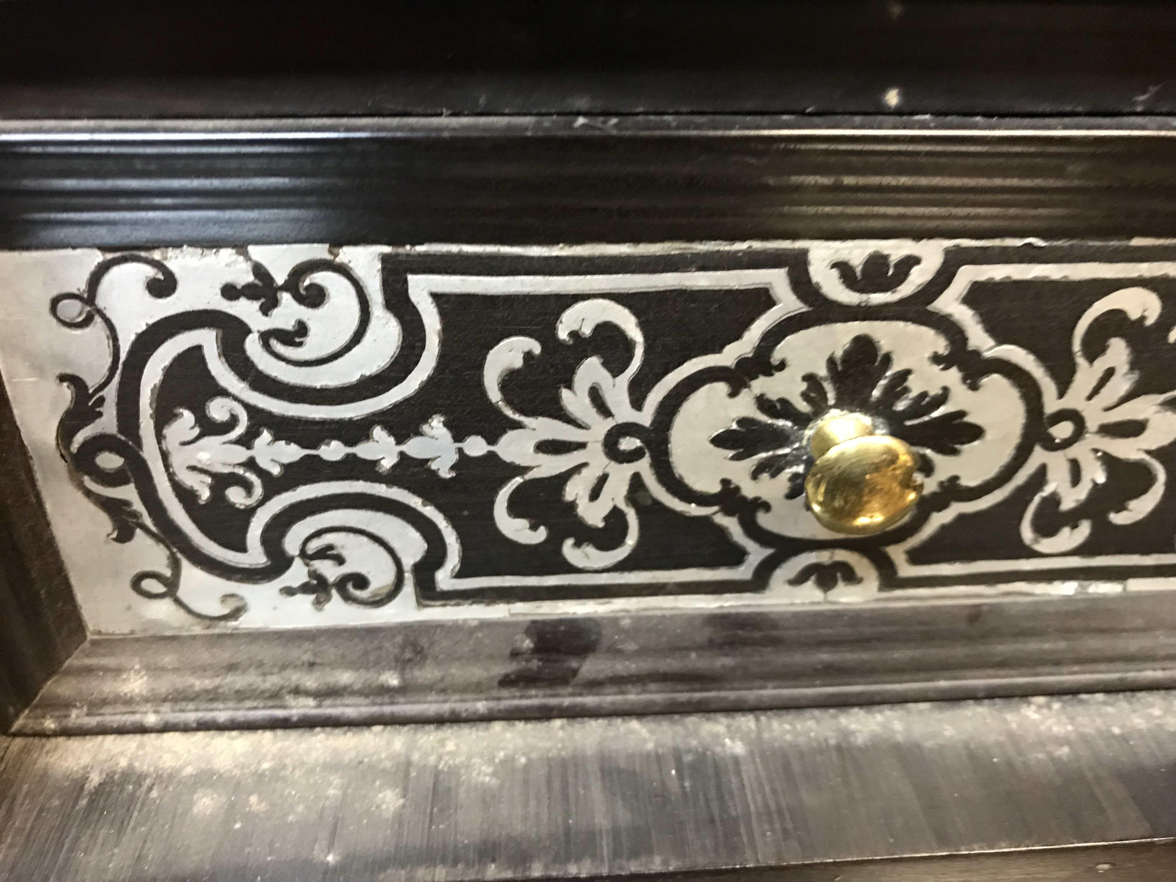 An 18th Century Boulle work tabletop cabinet, - Image 56 of 112