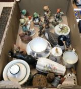 A collection of nine Goebel Hummel figures, including 