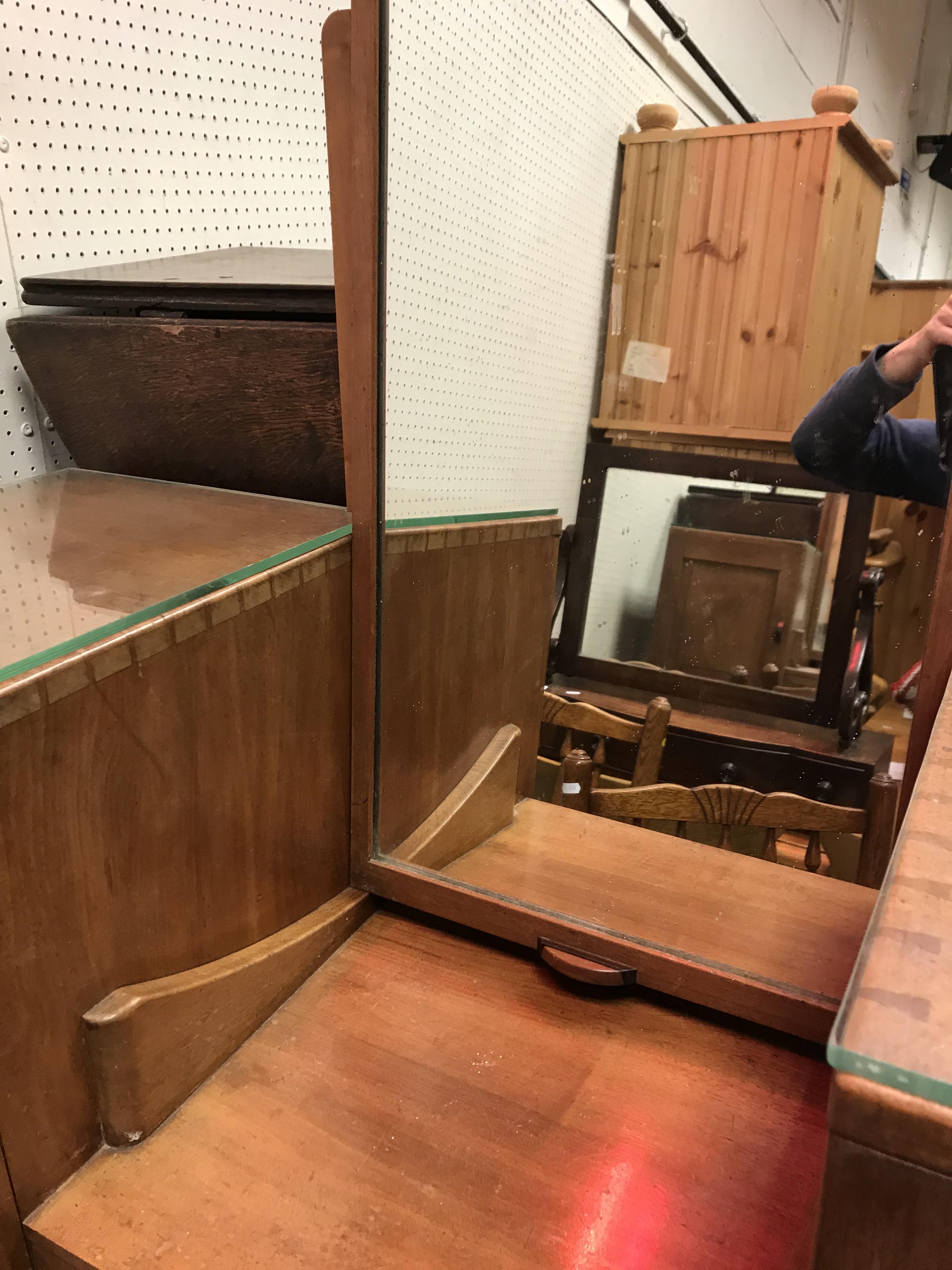 An early to mid 20th Century Cotswold School Arts & Crafts walnut dressing table, - Image 15 of 30