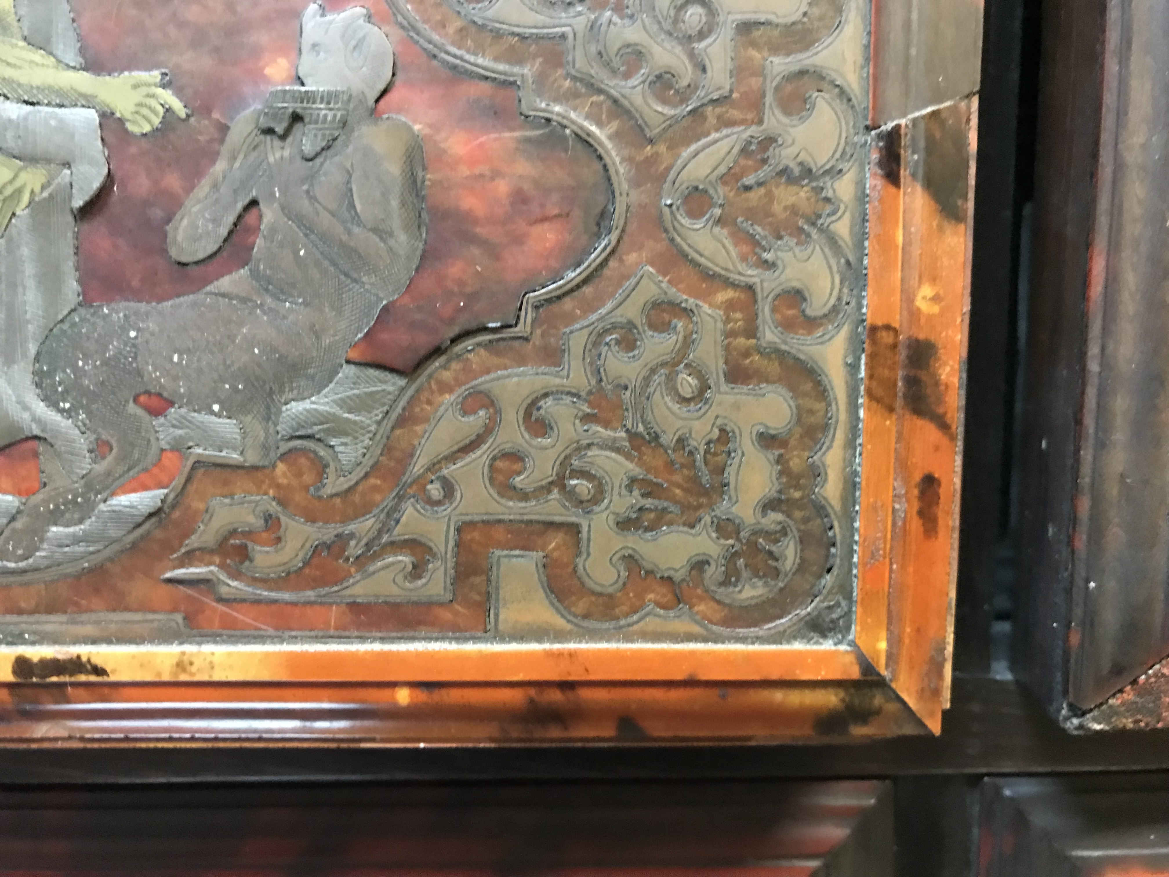 An 18th Century Boulle work tabletop cabinet, - Image 35 of 112