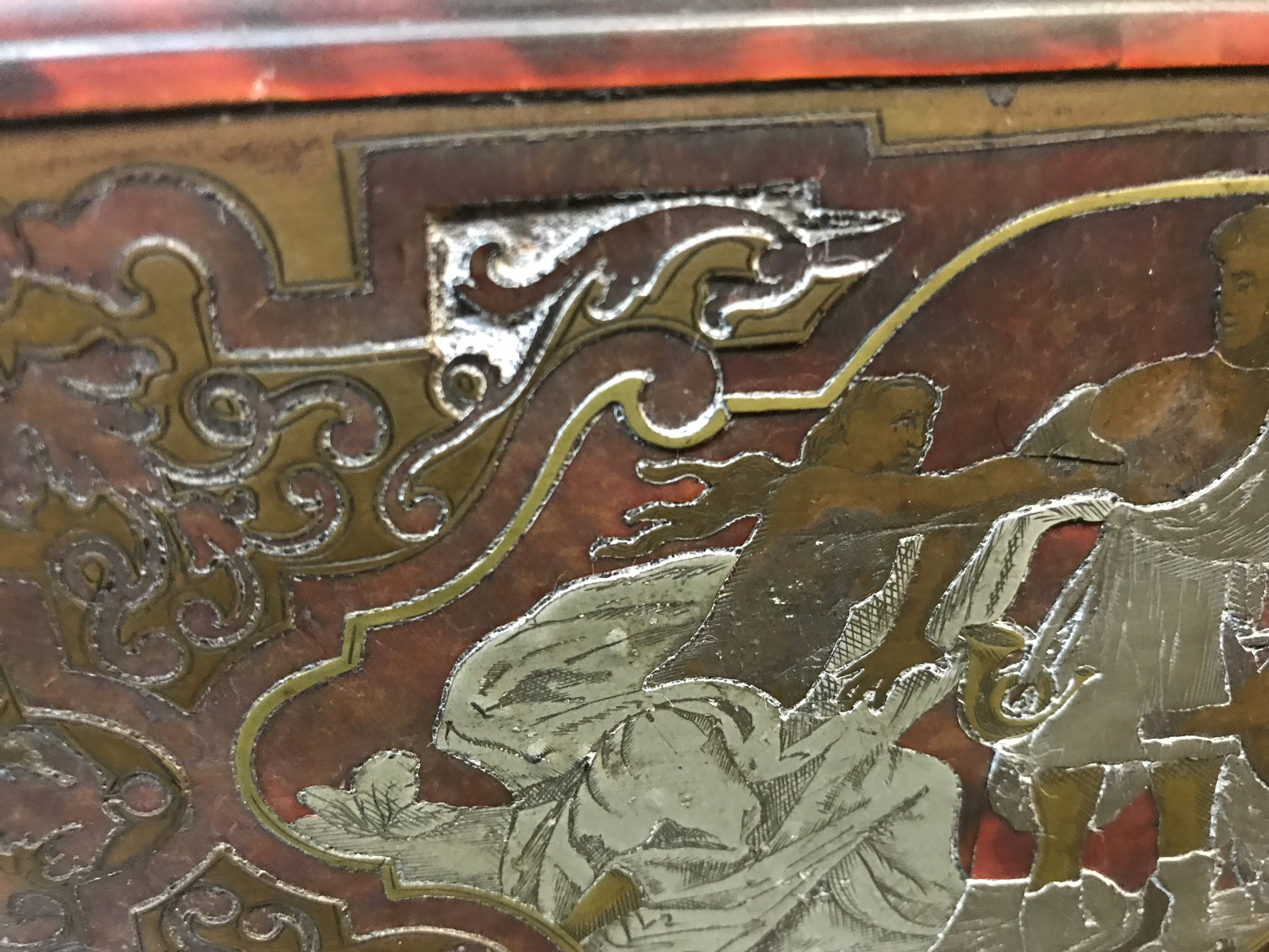 An 18th Century Boulle work tabletop cabinet, - Image 67 of 112