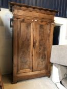 A 19th Century french walnut armoire,