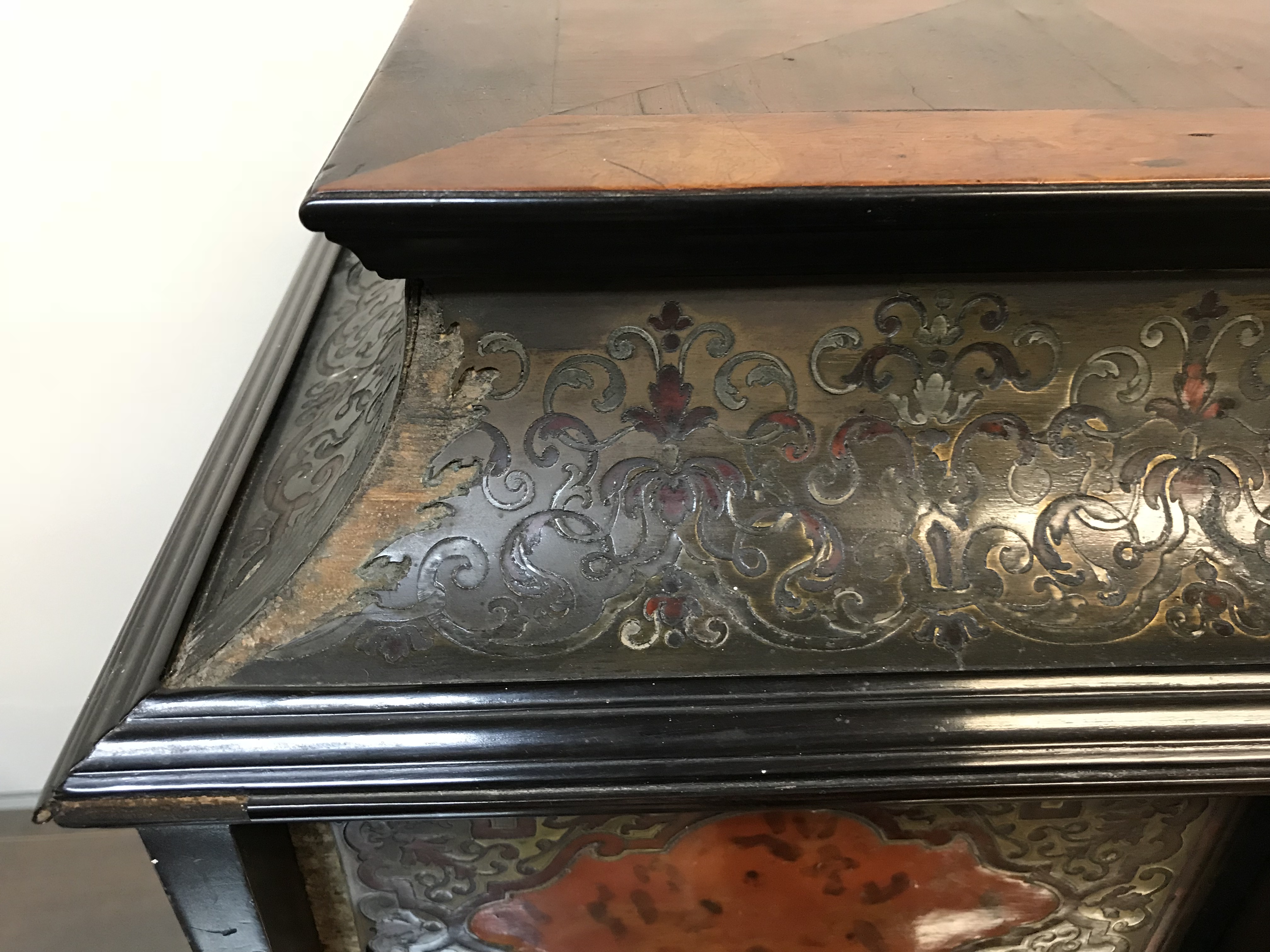 An 18th Century Boulle work tabletop cabinet, - Image 23 of 112