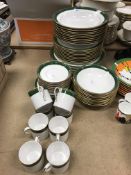 A collection of Spode 'Chardonnay' dinner wares comprising ten dinner plates,