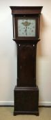 A 19th Century oak cased long case clock,