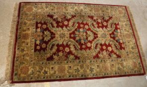 A Chobli rug, the central panel set with