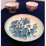 An 18th Century Worcester blue and white