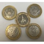 A collection of circulated £2 coins incl