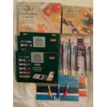 First class art and craft materials including 2 candle making sets,