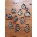 Collection of 28 vintage horse Brasses donated by Alan Rice-Smith